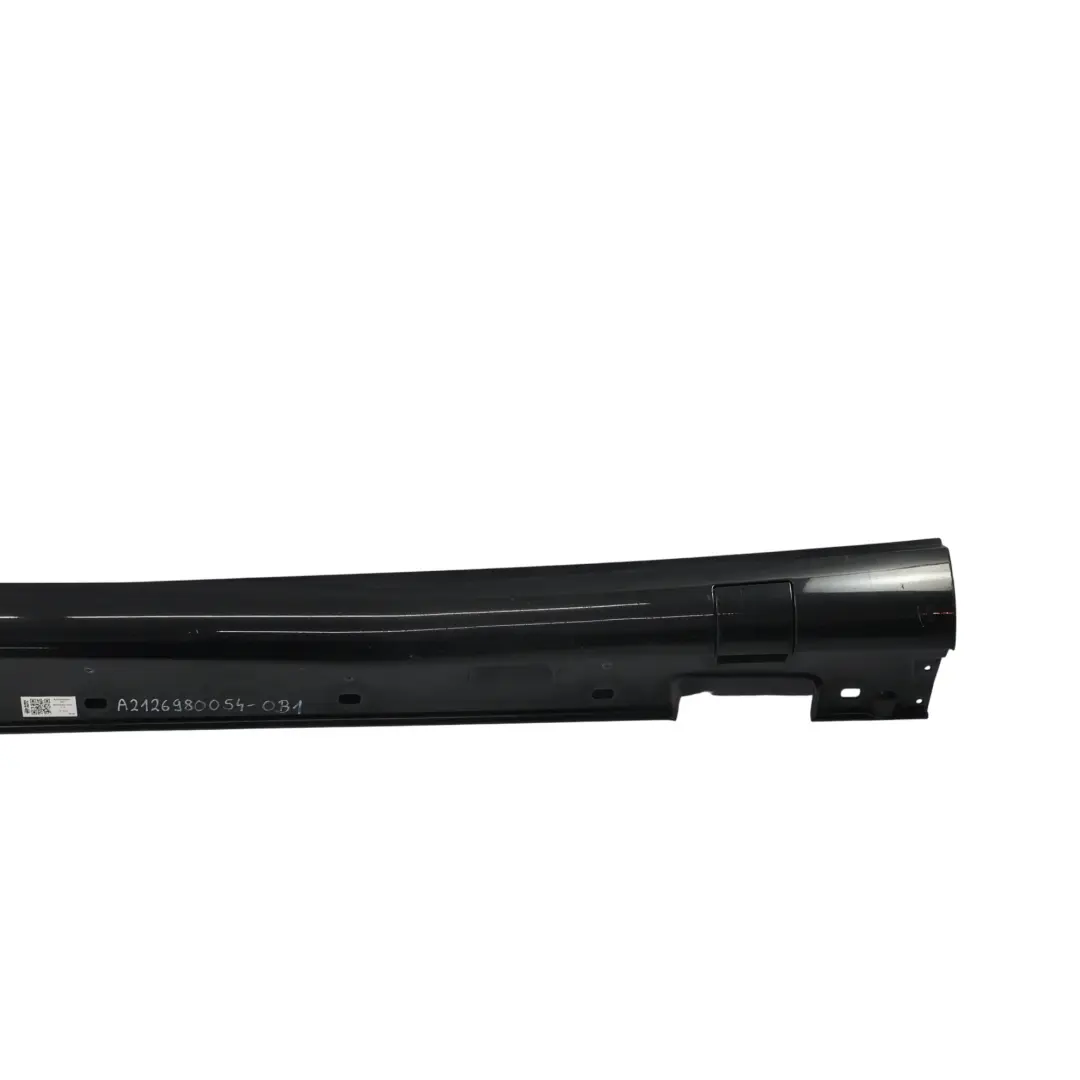 Minigonna laterale soglia porta AMG sinistra Nero ossidiana - 775 per Mercedes W212 con numero di parte A2126980054 Mercedes W212 Minigonna laterale soglia porta AMG sinistra Nero ossidiana - 775 - SKU A2126980054-OB1 - Numero di parte A2126980054