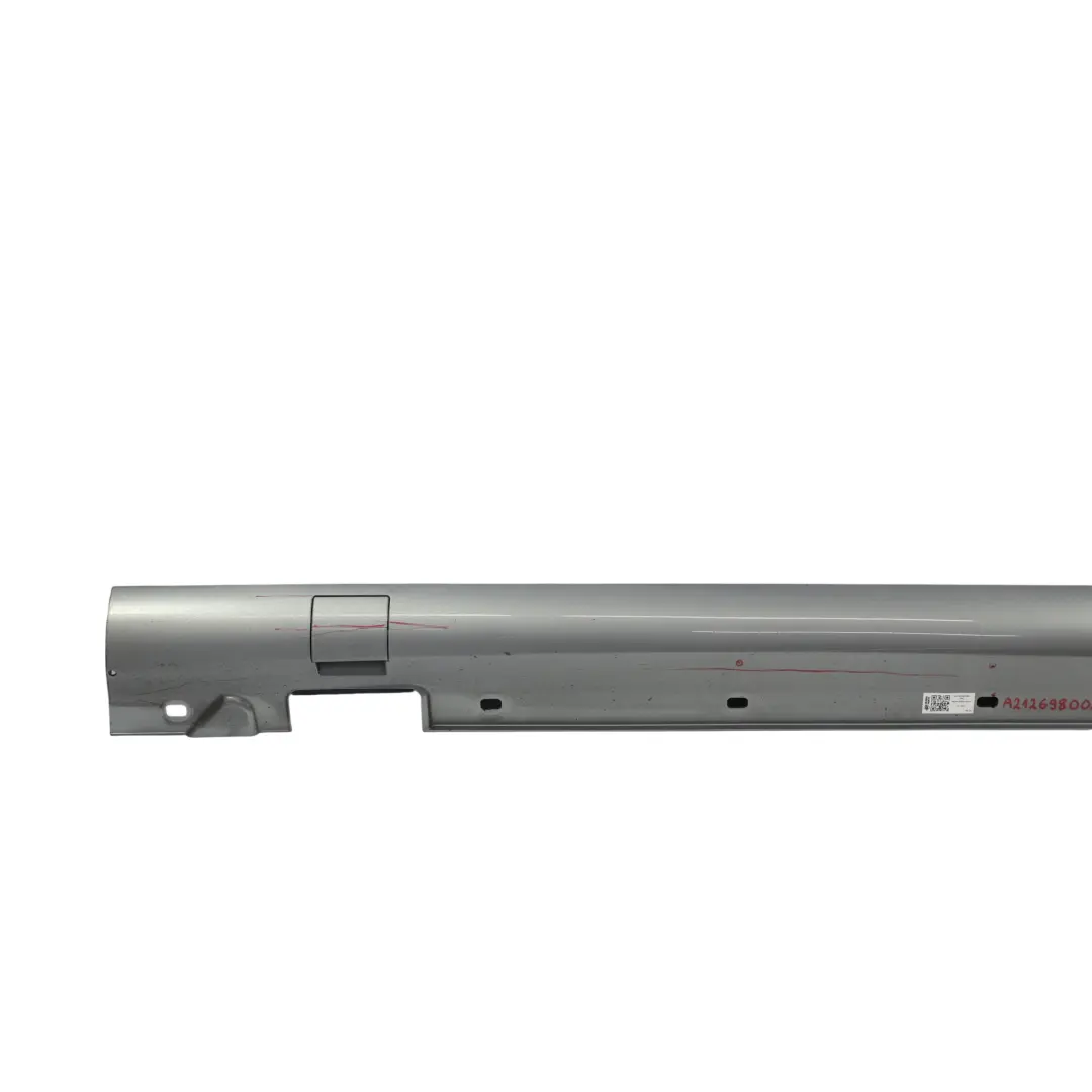 Mercedes W212 Seitenschweller AMG Links Palladium Silber 792 - SKU A2126980054-PAL - Teilenummer A2126980054