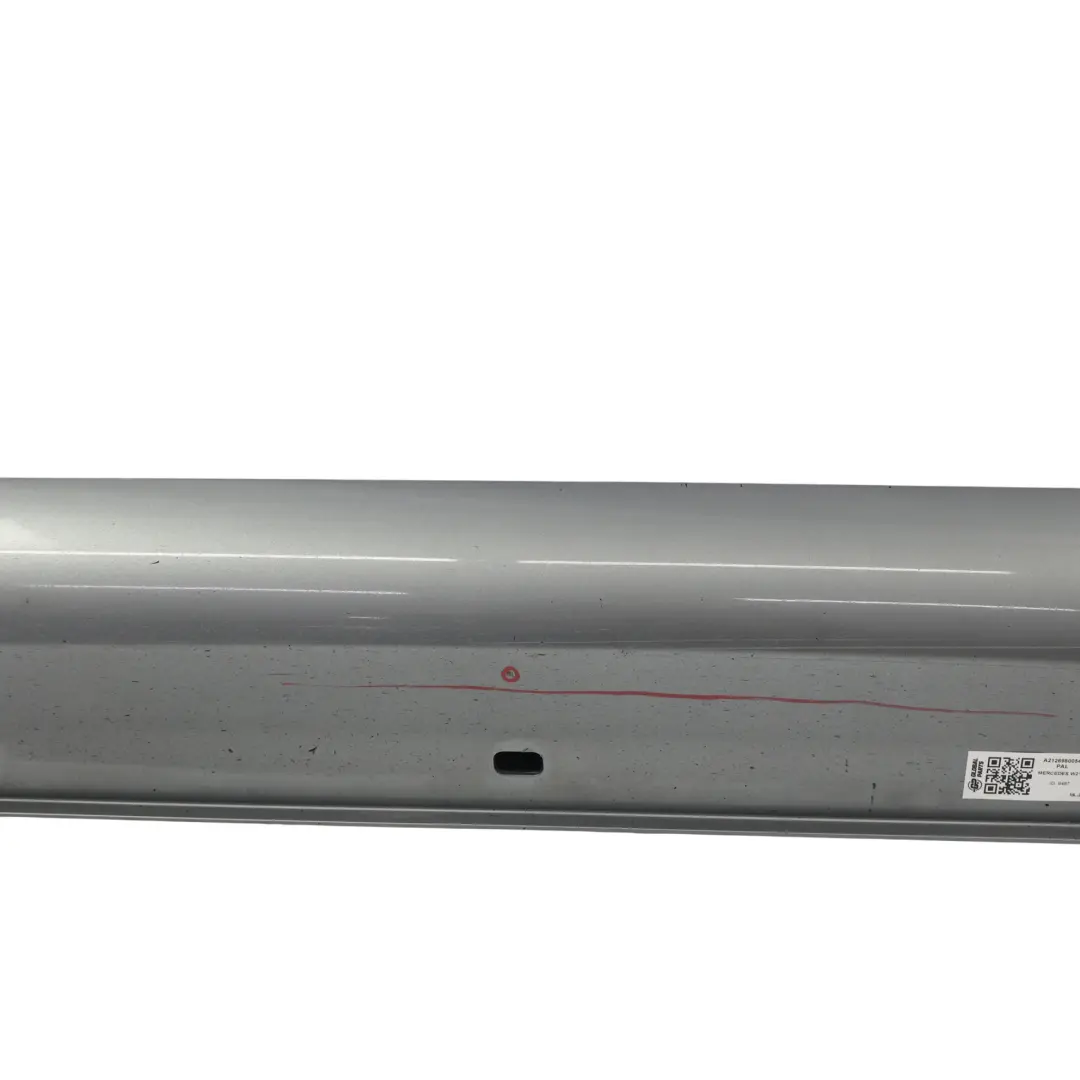 Seitenschweller AMG Links Palladium Silber 792 für Mercedes W212 mit Teilenummer A2126980054 Mercedes W212 Seitenschweller AMG Links Palladium Silber 792 - SKU A2126980054-PAL - Teilenummer A2126980054