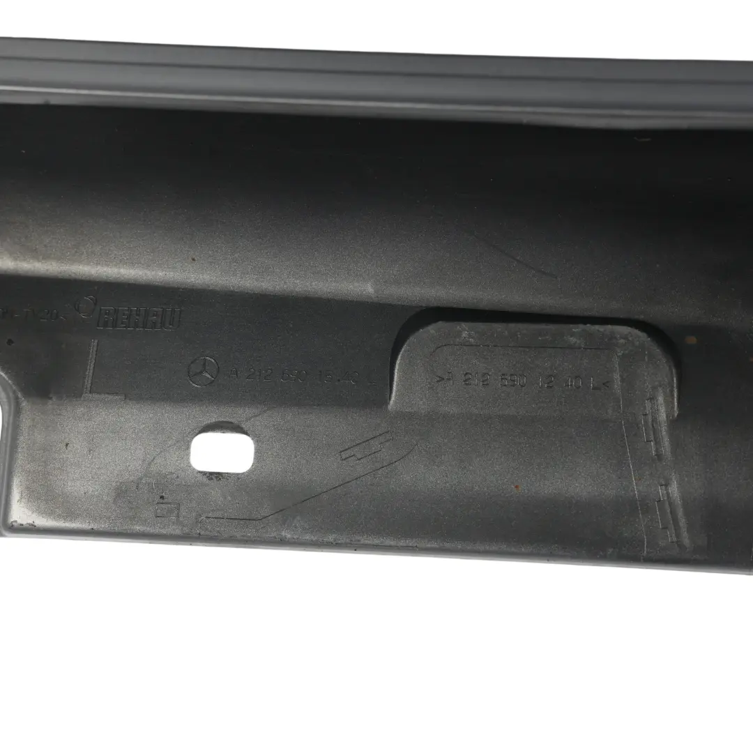 Mercedes W212 Side Skirt Door Sill AMG Left N/S Palladium Silver 792 - SKU A2126980054-PAL - Part number A2126980054