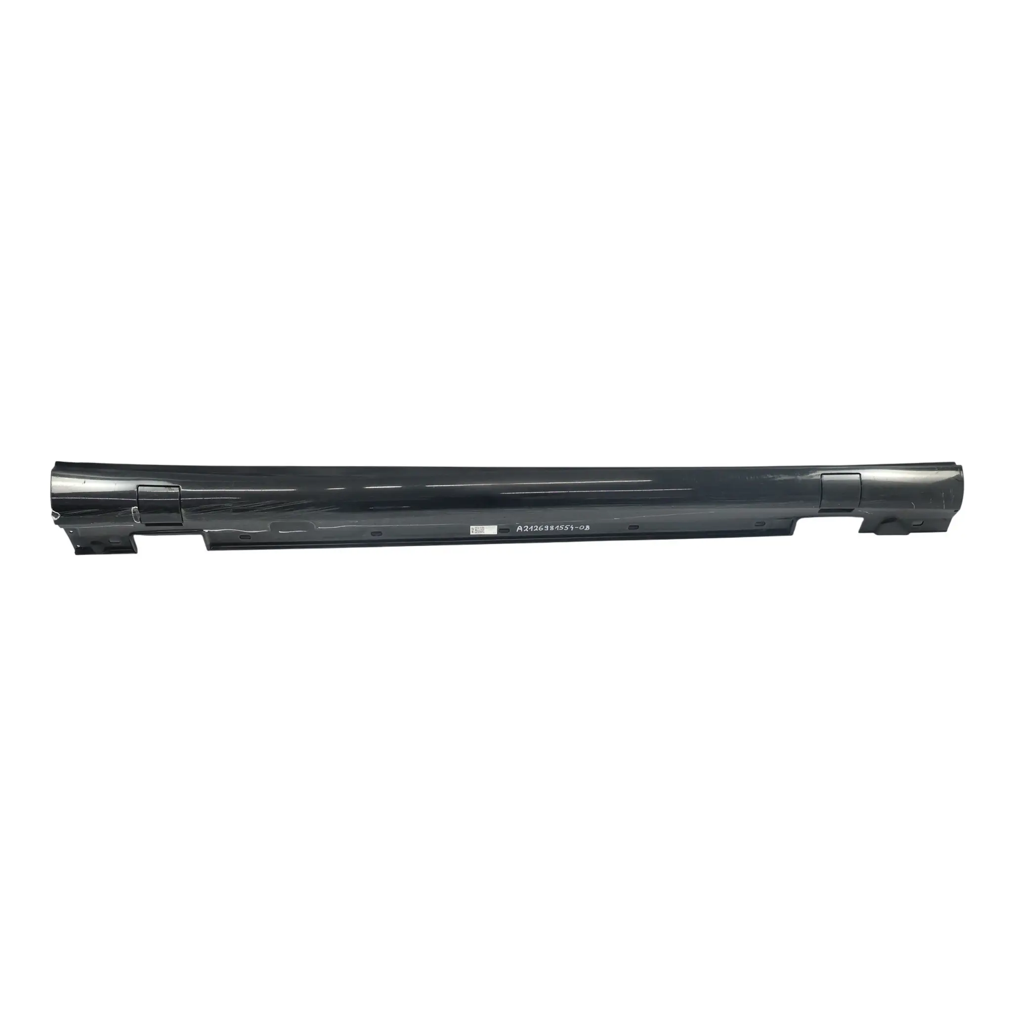 Mercedes W212 Side Skirt Door Sill AMG Right O/S Obsidian Black Metallic - 775