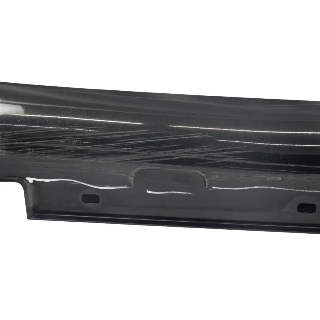 Mercedes W212 Battitacco Porta AMG Destro Nero Obsidian Metallizzato 775 - SKU A2126981554-OB - Numero di parte A2126981554