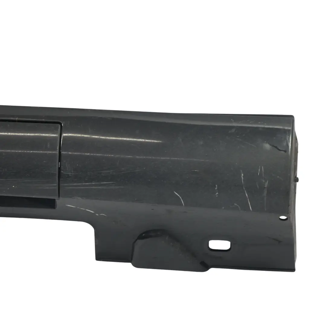 Mercedes W212 Side Skirt Door Sill AMG Right O/S Obsidian Black Metallic - 775 - SKU A2126981554-OB - Part number A2126981554