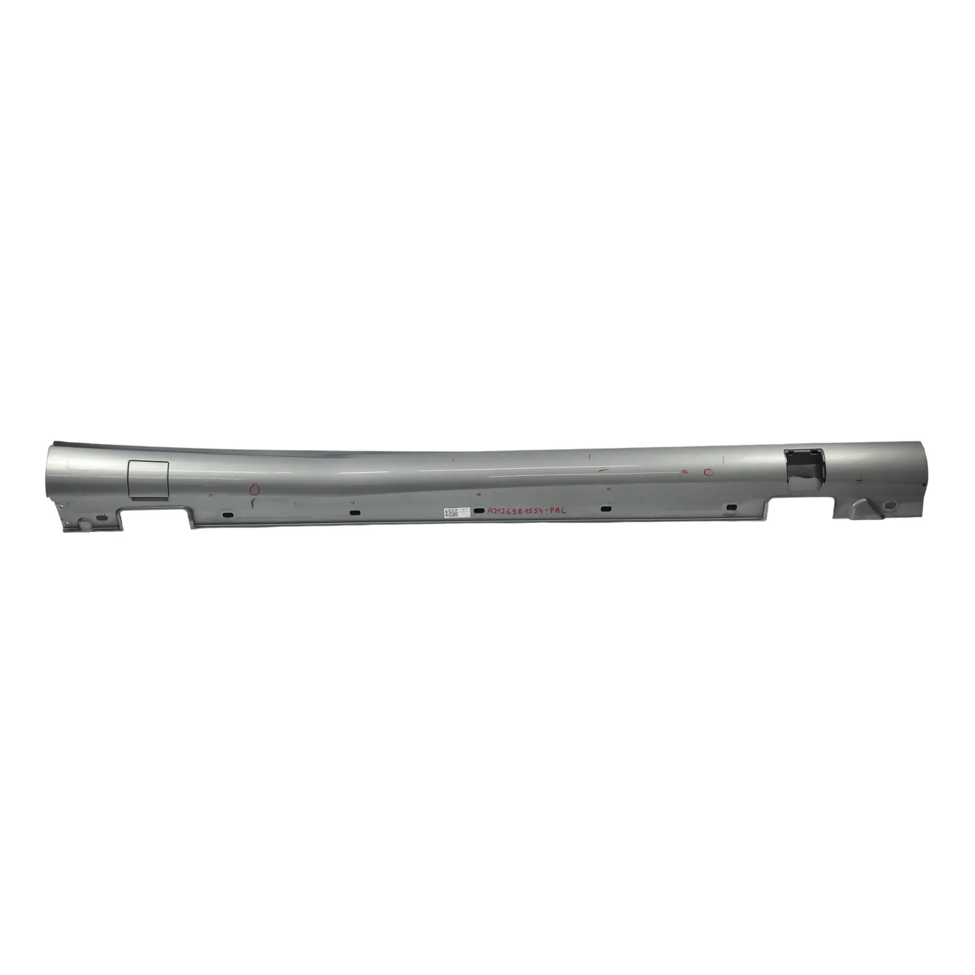 Mercedes W212 Battitacco Porta Destro Palladium Silver Metallic 792