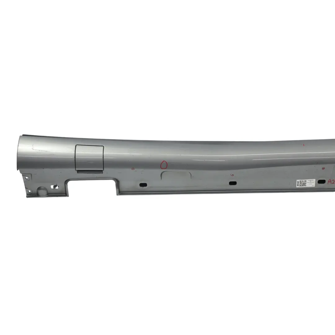 Side Skirt Door Sill Right O/S Palladium Silver Metallic - 792 to Mercedes W212 with Part number A2126981554 Mercedes W212 Side Skirt Door Sill Right O/S Palladium Silver Metallic - 792 - SKU A2126981554-PAL - Part number A2126981554
