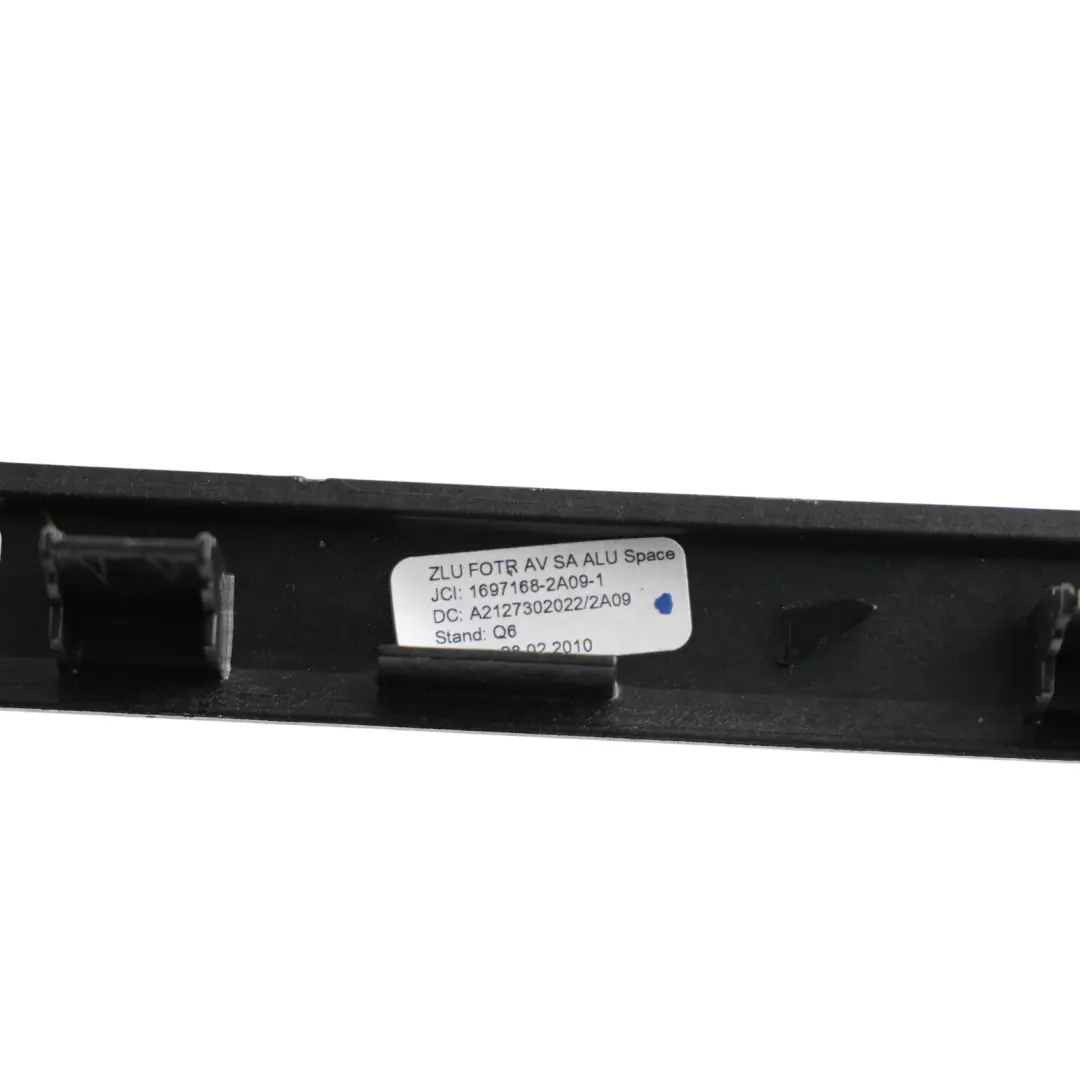 Mercedes W212 Rear Door Arm Rest Trim Strip Aluminium Right O/S - SKU A2127302022 - Part number A2127302022