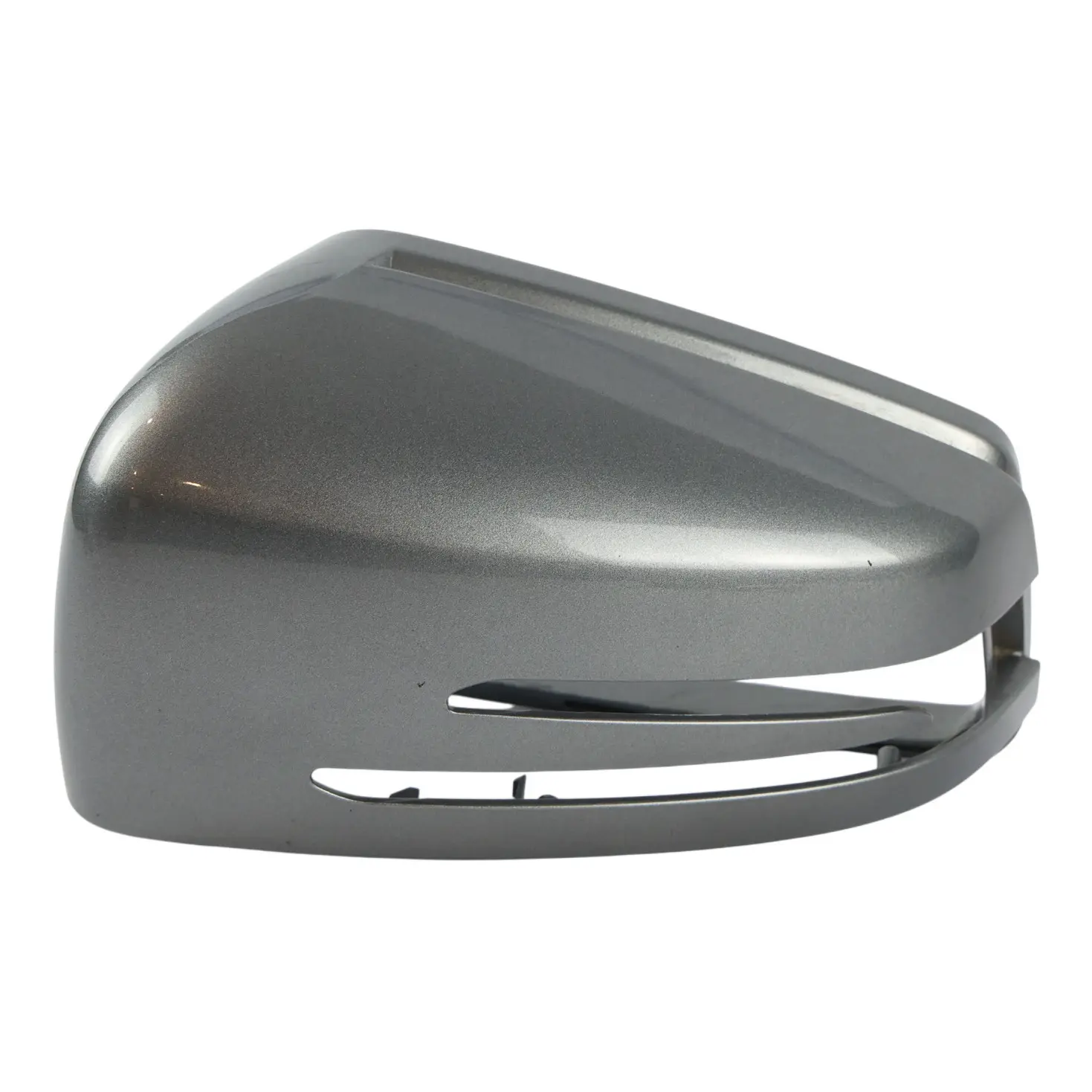 Mercedes W212 Außenspiegel Abdeckung Tür links Cap Blinker Palladium Silber 792