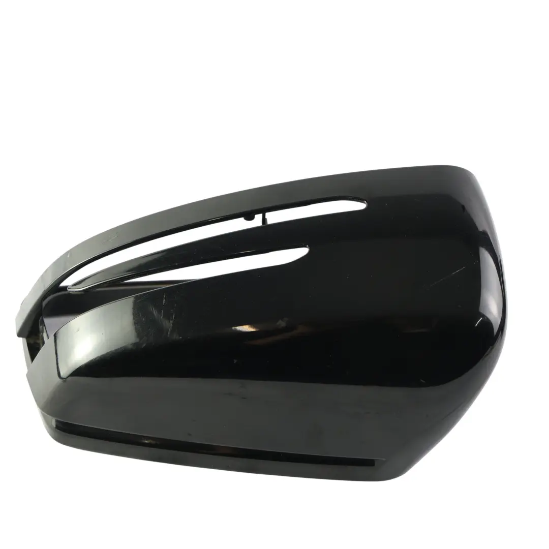 Wing Mirror Cover Cap Casing Left N/S Obsidian Black - 197 to Mercedes W204 with Part number A2128106700 Mercedes W204 Wing Mirror Cover Cap Casing Left N/S Obsidian Black - 197 - SKU A2128106700-OB1 - Part number A2128106700