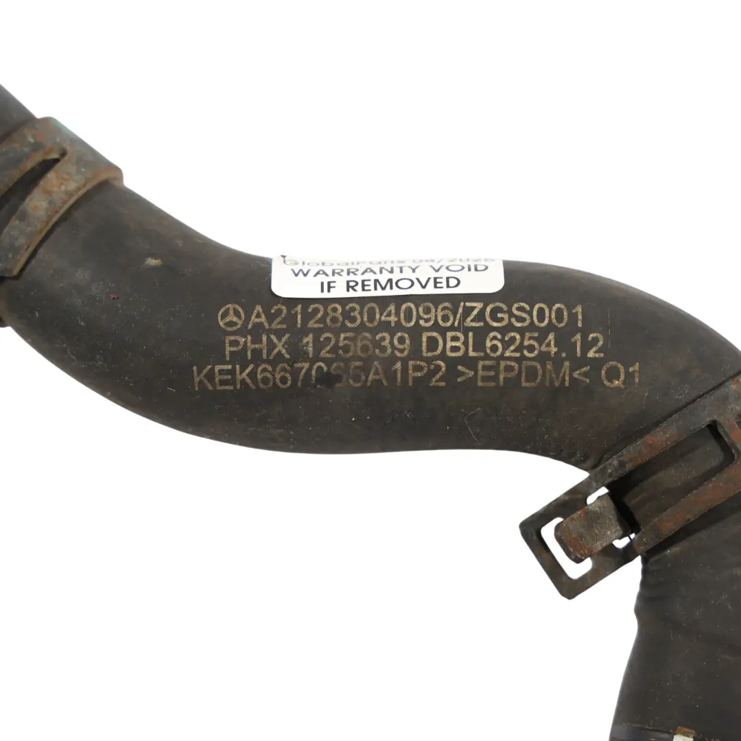 Mercedes C218 S212 W212 Tubo Linea Pompa Acqua Ausiliaria - SKU A2128304096 - Numero di parte A2128304096