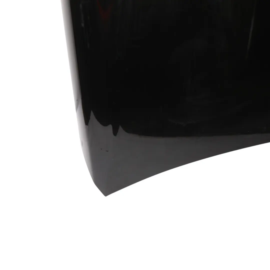 Mercedes W212 Hood Bonnet Trim Panel Obsidian Black Metallic - 197 - SKU A2128800357-OB - Part number A2128800357