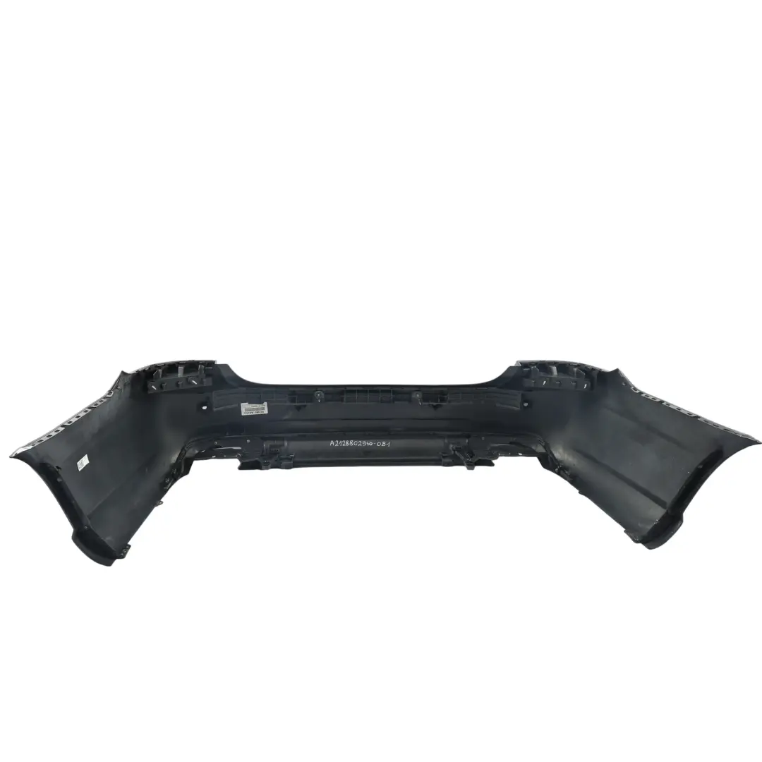 Mercedes W212 Rear Bumper AMG Saloon Trim Panel Cover Obsidian Black - 197 - SKU A2128802940-OB1 - Part number A2128802940