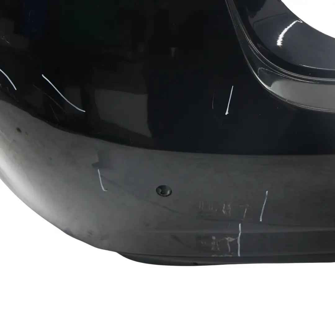 Bumper AMG Saloon Trim Panel Cover Obsidian Black - 197 to Mercedes W212 Rear with Part number A2128802940 Mercedes W212 Rear Bumper AMG Saloon Trim Panel Cover Obsidian Black - 197 - SKU A2128802940-OB1 - Part number A2128802940