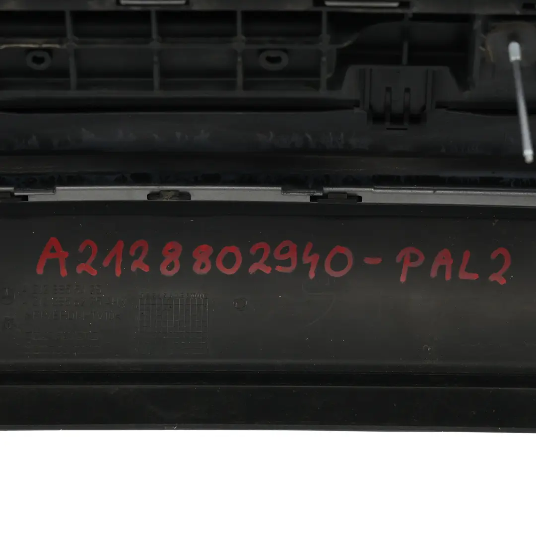 Mercedes W212 Rear Bumper AMG Saloon Trim Panel Cover Palladium Silver - 792 - SKU A2128802940-PAL2 - Part number A2128802940