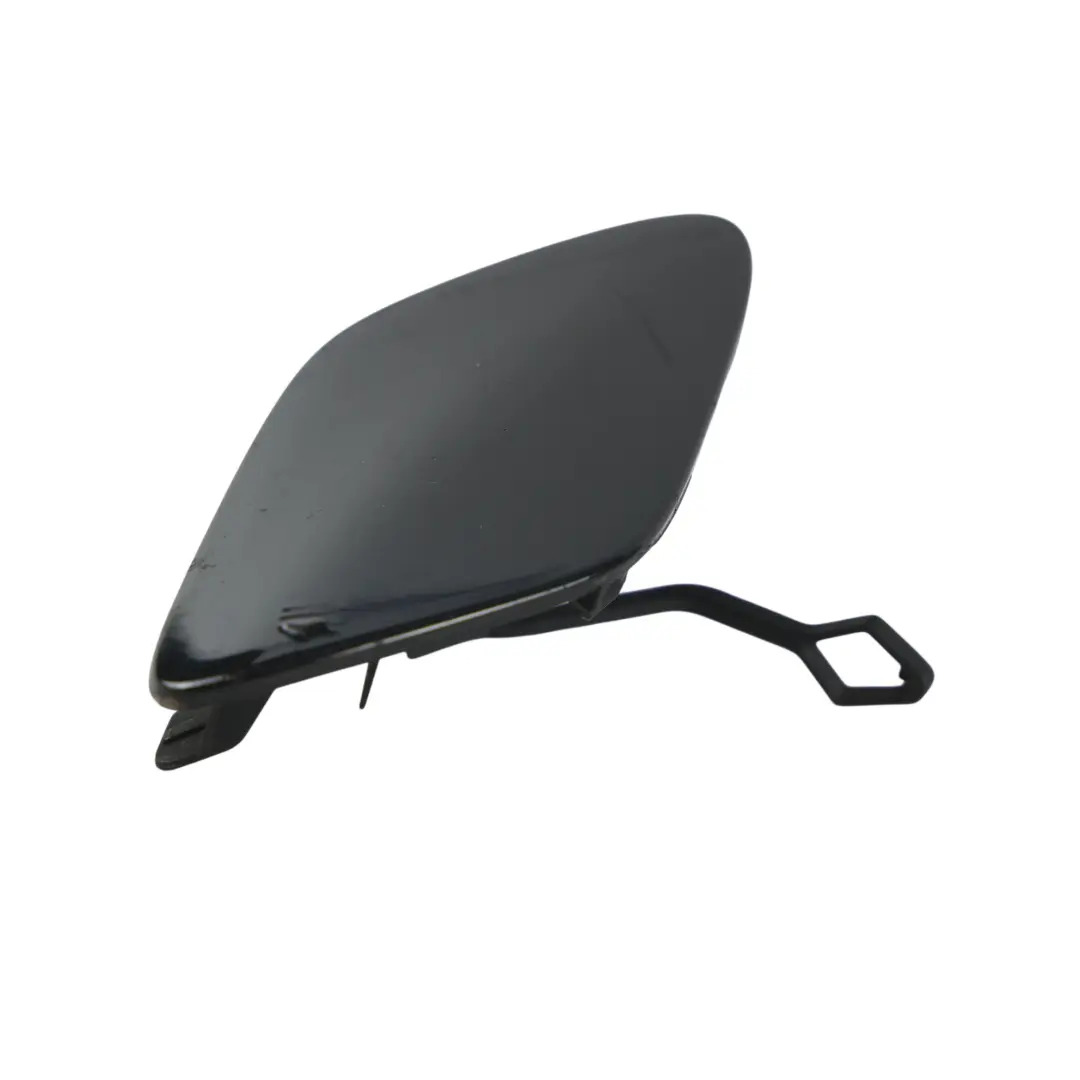 Mercedes W212 Front Bumper Tow Eye Cover Cap Obsidian Black - 197 - SKU A2128852422-OB - Part number A2128852422