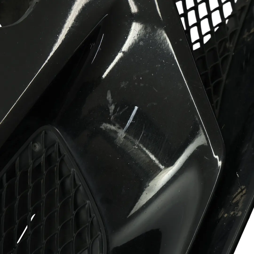 Front Bumper AMG Trim Panel Cover Obsidian Black Metallic - 197 to Mercedes W212 with Part number A2128852738 Mercedes W212 Front Bumper AMG Trim Panel Cover Obsidian Black Metallic - 197 - SKU A2128852738-OB - Part number A2128852738