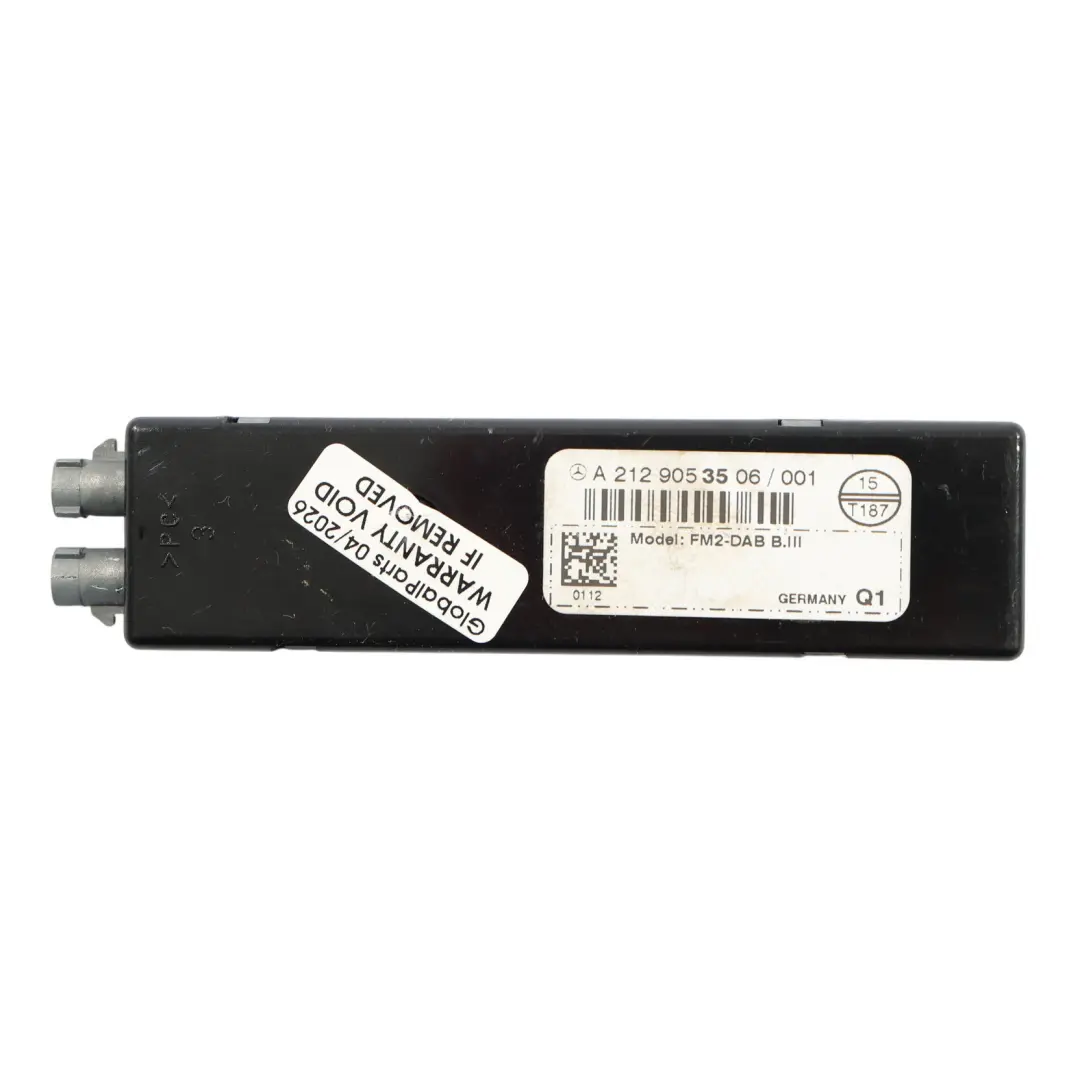 Mercedes S212 Rear Antenna Amplifier Panel Door Top Left N/S - SKU A2129053506 - Part number A2129053506