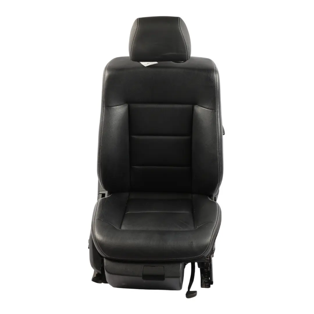 Mercedes W212 Asiento Delantero Derecho Interior Eléctrico Cuero Negro - SKU A2129105247-1 - Número de pieza A2129105247