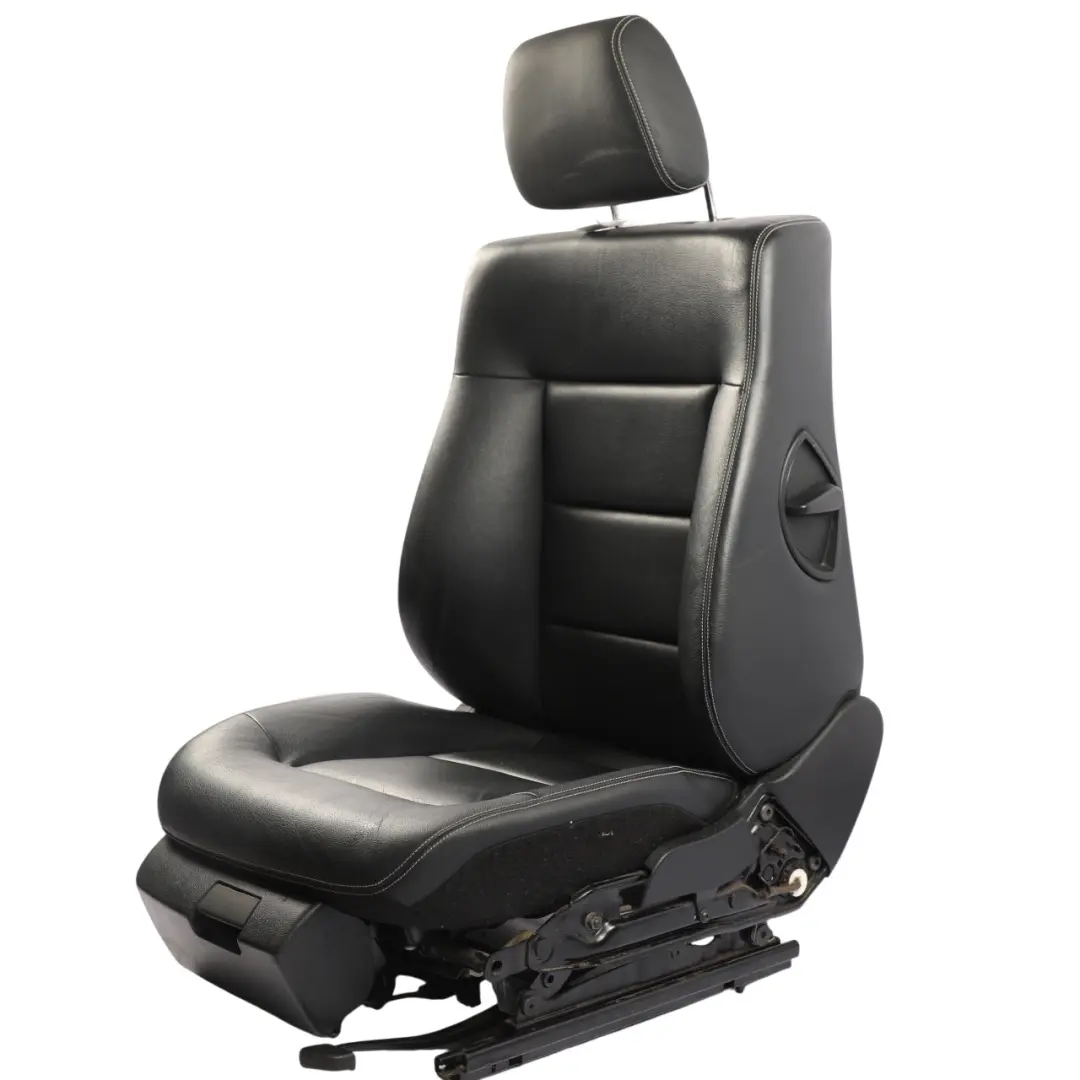 Mercedes W212 Asiento Delantero Derecho Interior Eléctrico Cuero Negro - SKU A2129105247-1 - Número de pieza A2129105247