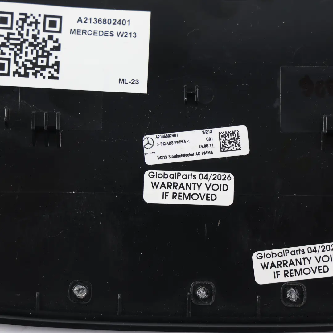Mittelkonsole Abdeckung AMG Schwarz für Mercedes W213 C238 mit Teilenummer A2136802401 Mercedes W213 C238 Mittelkonsole Abdeckung AMG Schwarz - SKU A2136802401 - Teilenummer A2136802401