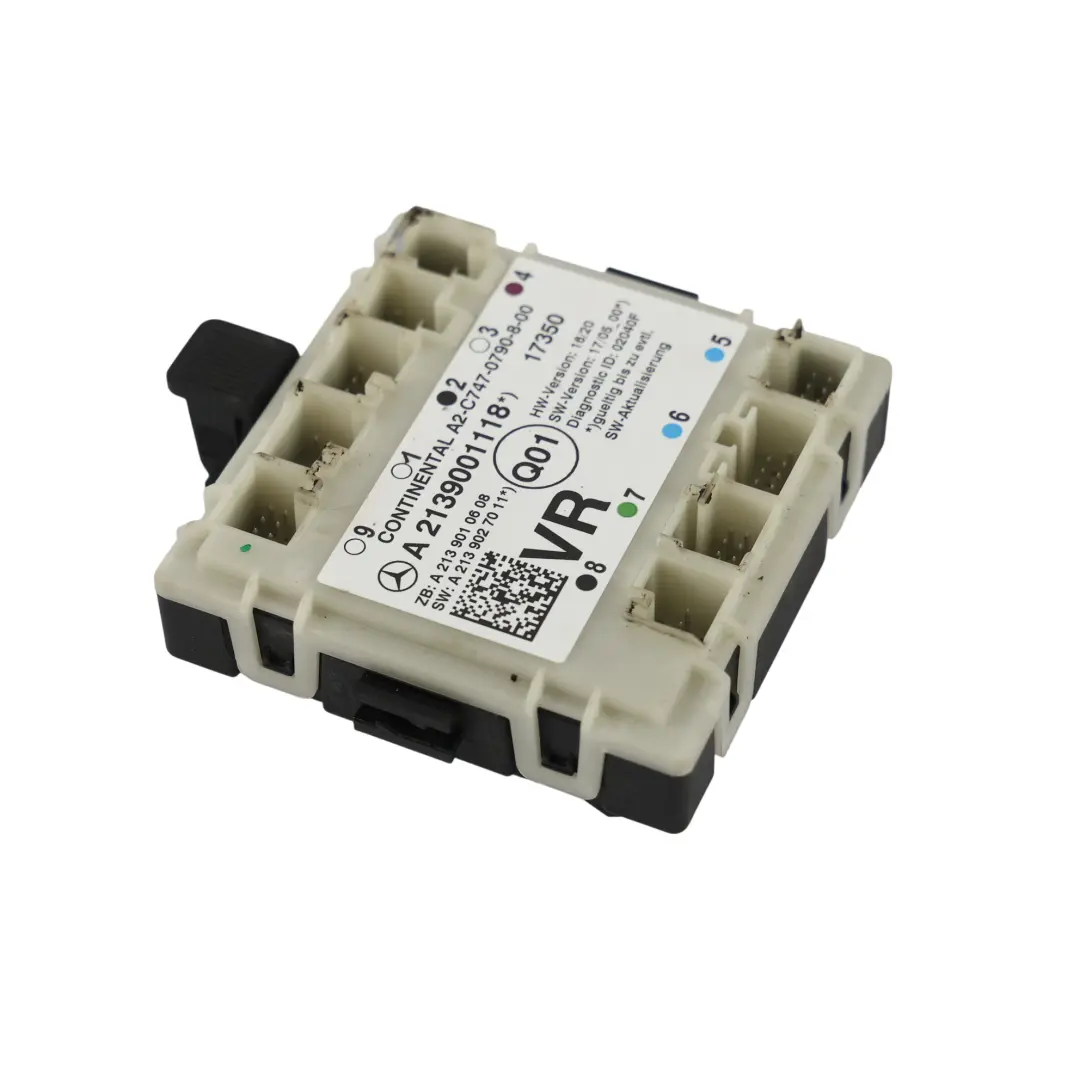 Modulo ECU Controllo Porta Anteriore Destra per Mercedes W213 con numero di parte A2139001118 Mercedes W213 Modulo ECU Controllo Porta Anteriore Destra - SKU A2139001118 - Numero di parte A2139001118