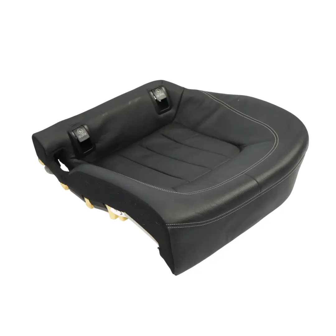 Mercedes C218 Asiento Trasero Base Izquierda Cubierta Panel Negro Cuero - SKU A2189202333 - Número de pieza A2189202333