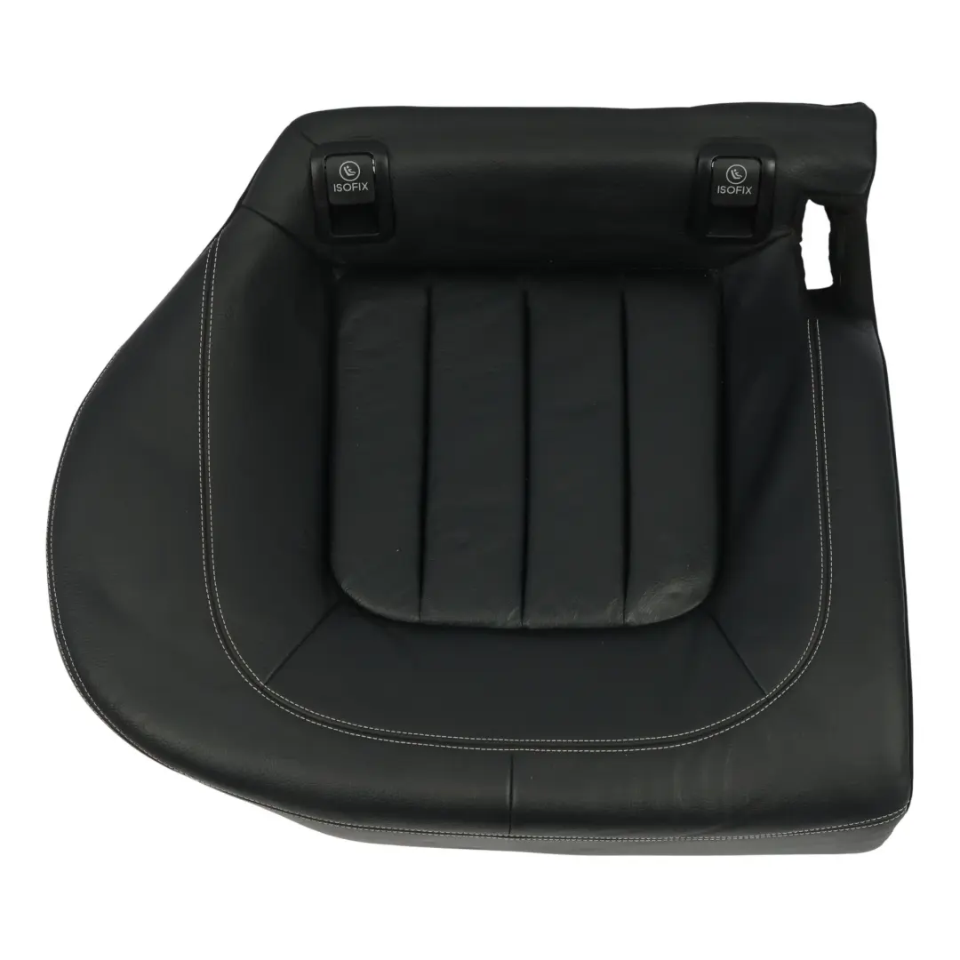 Mercedes C218 Asiento Trasero Base Derecho Panel Cubierta Cuero Negro - SKU A2189202433 - Número de pieza A2189202433