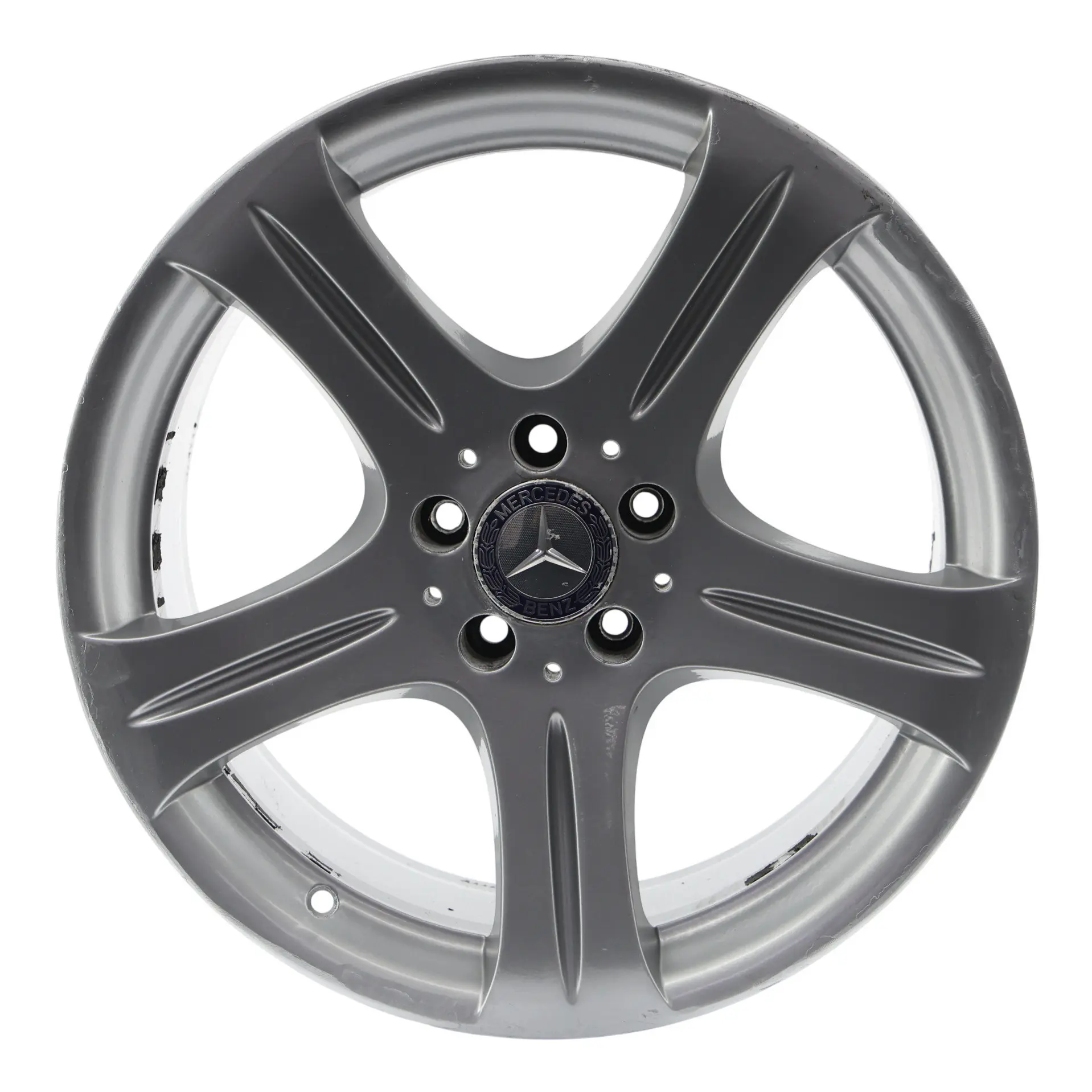 Mercedes CLS C219 Llanta Trasera 18" 5 Radios 9,5J ET:33 Plata A2194010802