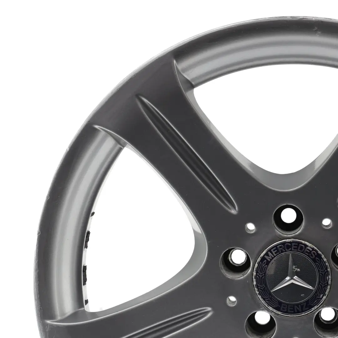 Cerchione Posteriore 18" 5 Razze 9,5J ET:33 Argento A219401080 per Mercedes CLS C219 con numero di parte A2194010302 Mercedes CLS C219 Cerchione Posteriore 18" 5 Razze 9,5J ET:33 Argento A219401080 - SKU A2194010302-1 - Numero di parte A2194010302