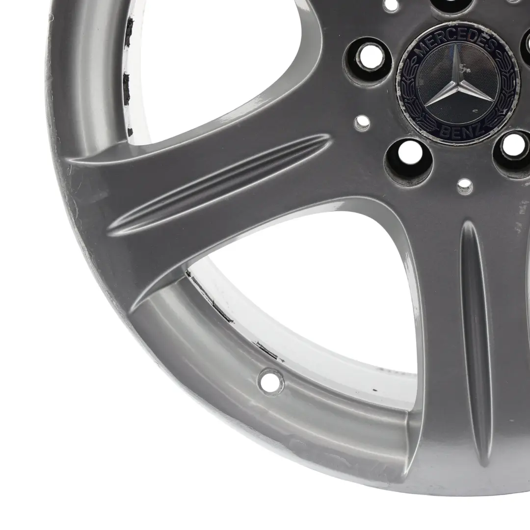 Mercedes CLS C219 Cerchione Posteriore 18" 5 Razze 9,5J ET:33 Argento A219401080 - SKU A2194010302-1 - Numero di parte A2194010302