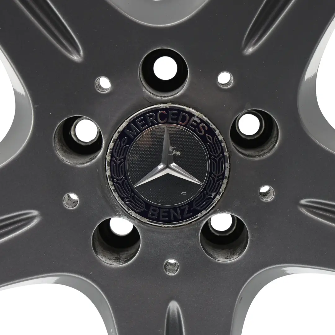Alu Felge Hinten 18" 5 Speichen 9,5J ET:33 Silber A2194010802 für Mercedes CLS C219 mit Teilenummer A2194010302 Mercedes CLS C219 Alu Felge Hinten 18" 5 Speichen 9,5J ET:33 Silber A2194010802 - SKU A2194010302-1 - Teilenummer A2194010302