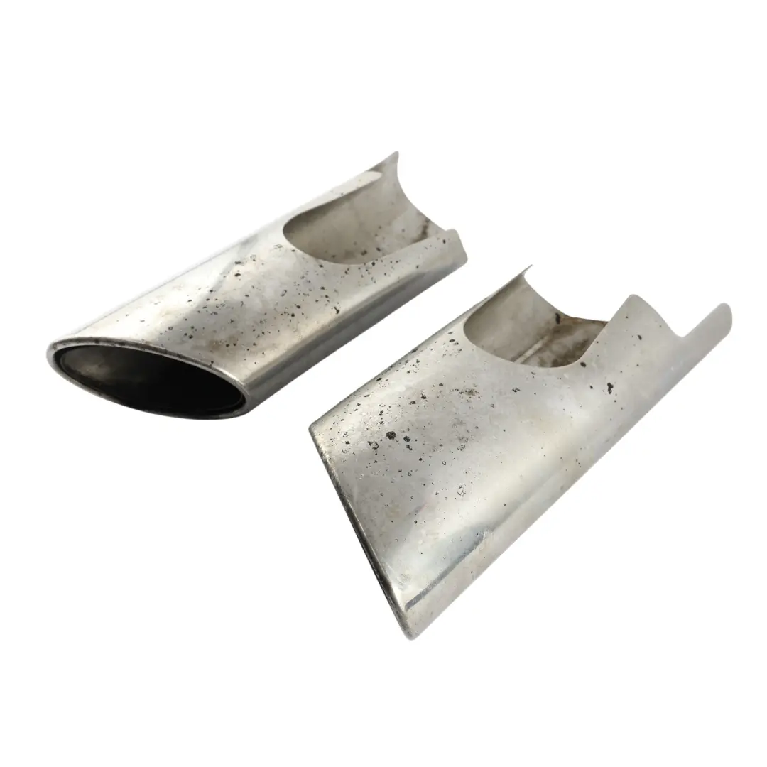 Mercedes C219 OM642 Auspuff Rohr Spitze Ende Set x2 Links - SKU A2194920014 - Teilenummer A2194920014