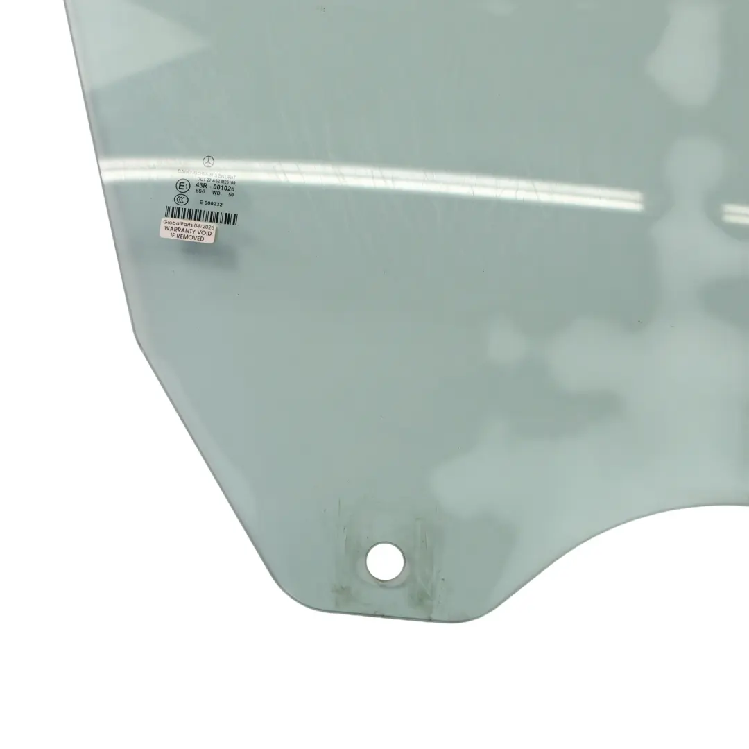 Mercedes CLS W219 Side Window Front Right Door O/S Glass Glazing AS2 - SKU A2197250210 - Part number A2197250210
