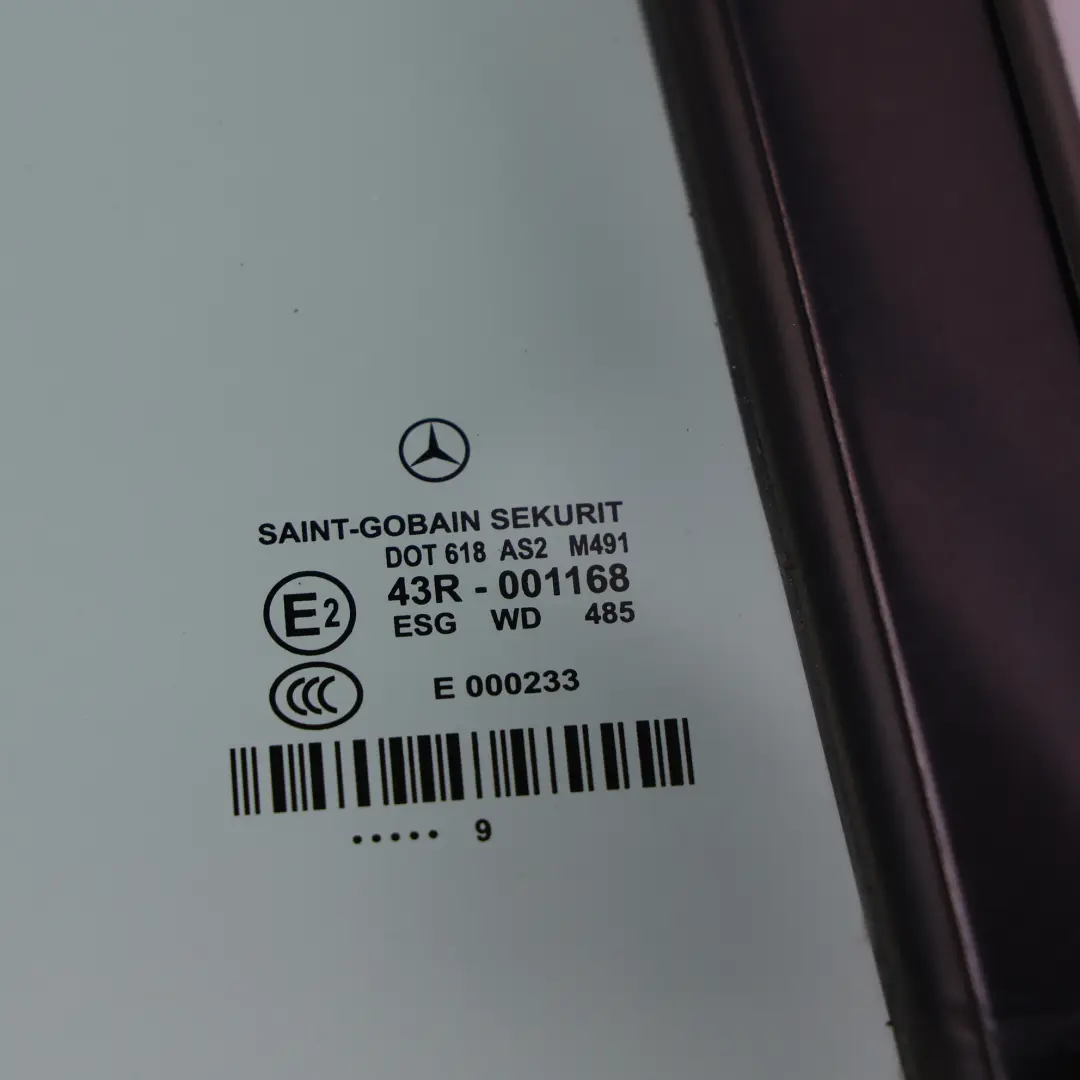 Mercedes C219 Hintere Tür Seitenscheibe Verglasung AS2 Rechts - SKU A2197301655 - Teilenummer A2197301655