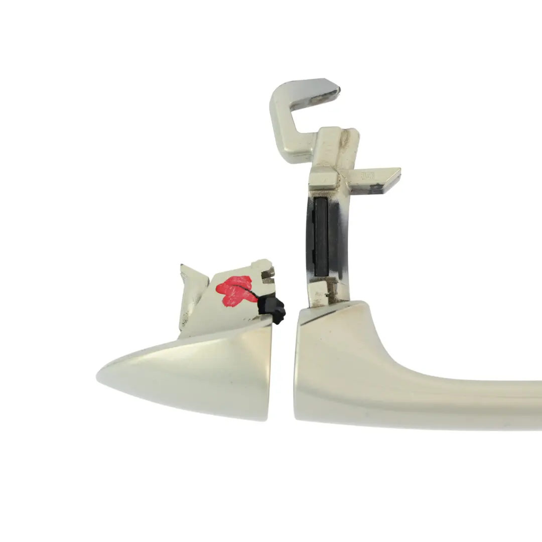 Mercedes C219 Tirador Puerta Trasera Izquierda Designo Plata - SKU A2197600170-SVR - Número de pieza A2197600170