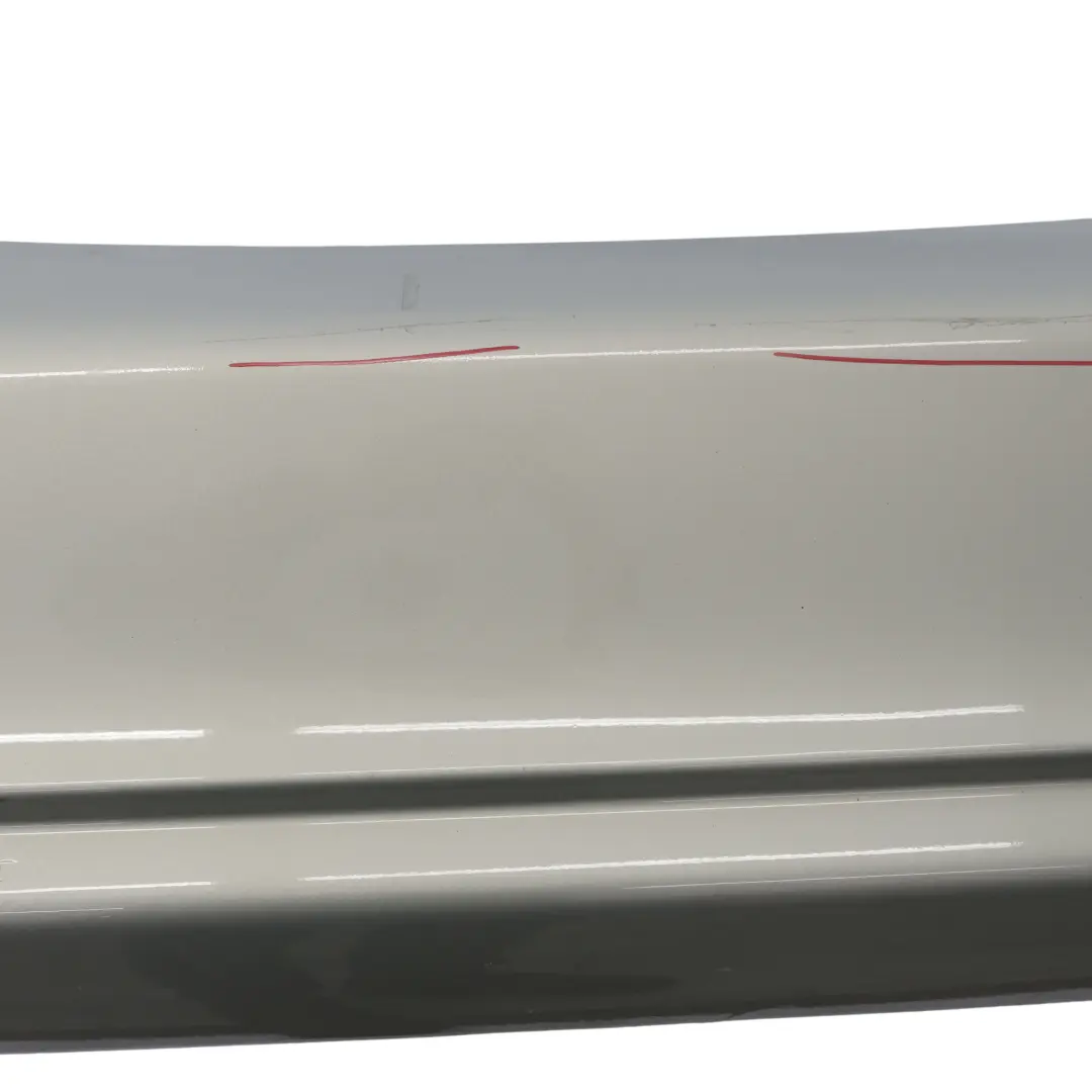 Mercedes W219 Rear Bumper Trim Panel Covering Designo Silver Metallic - 029 - SKU A2198800683-SVR - Part number A2198800683