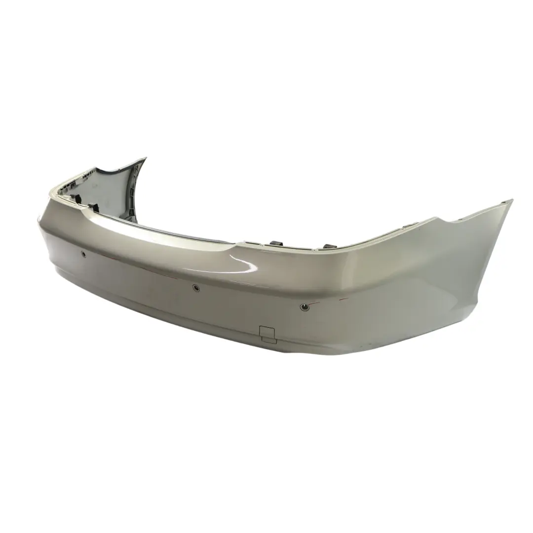 W219 Rear Bumper Trim Panel Covering Designo Silver Metallic - 029 to Mercedes with Part number A2198800683 Mercedes W219 Rear Bumper Trim Panel Covering Designo Silver Metallic - 029 - SKU A2198800683-SVR - Part number A2198800683