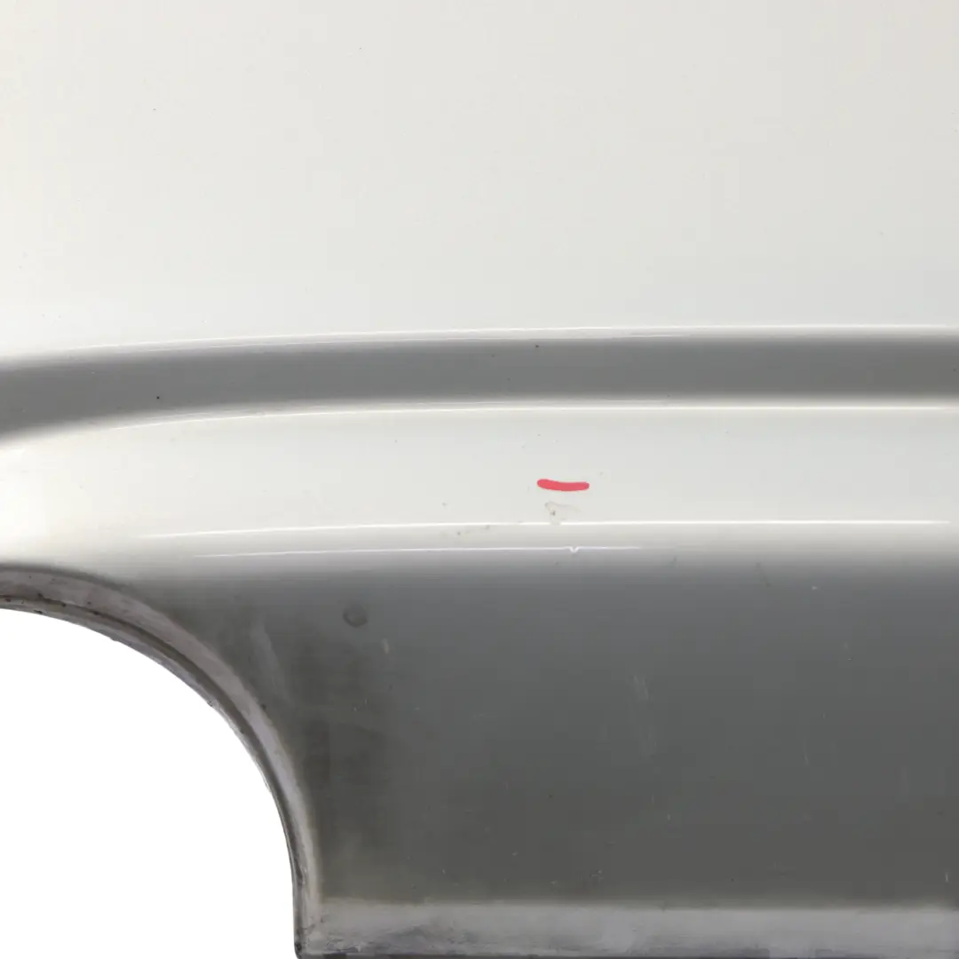 W219 Rear Bumper Trim Panel Covering Designo Silver Metallic - 029 to Mercedes with Part number A2198800683 Mercedes W219 Rear Bumper Trim Panel Covering Designo Silver Metallic - 029 - SKU A2198800683-SVR - Part number A2198800683