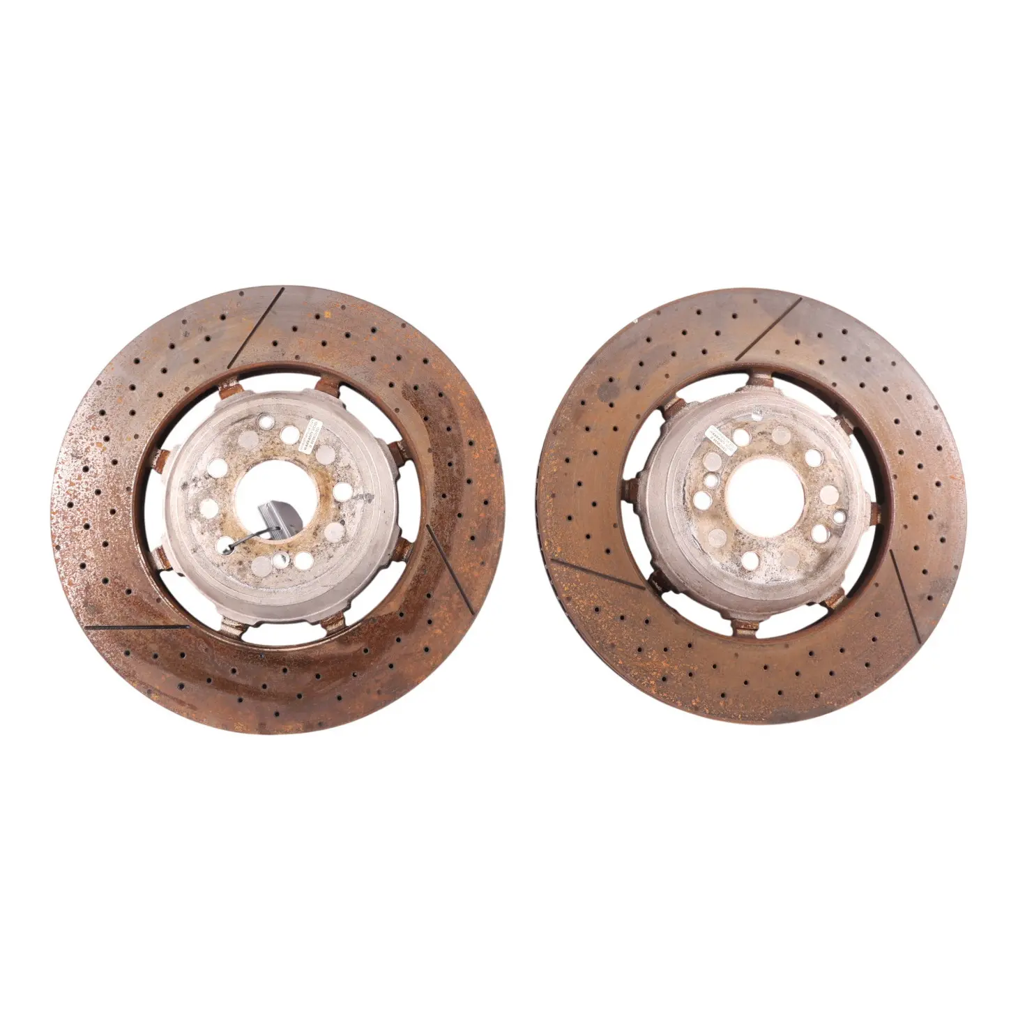 Mercedes W205 R231 Brake Perforated Disc Front Left Right N/O/S Set A2314211812