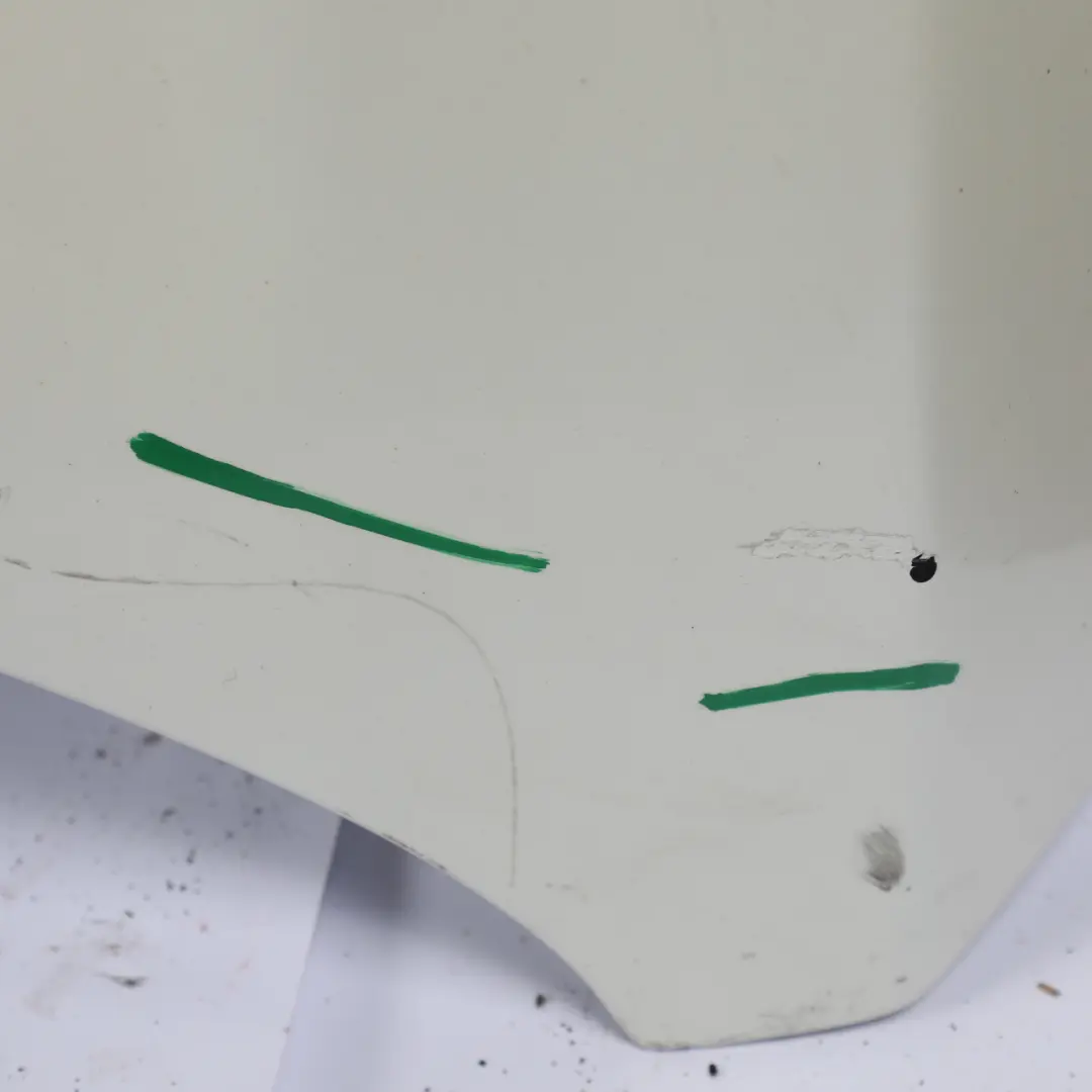 Mercedes R231 Hood Bonnet Trim Panel Facelift Diamond White Metallic - 799 - SKU A2318800057-DWM - Part number A2318800057