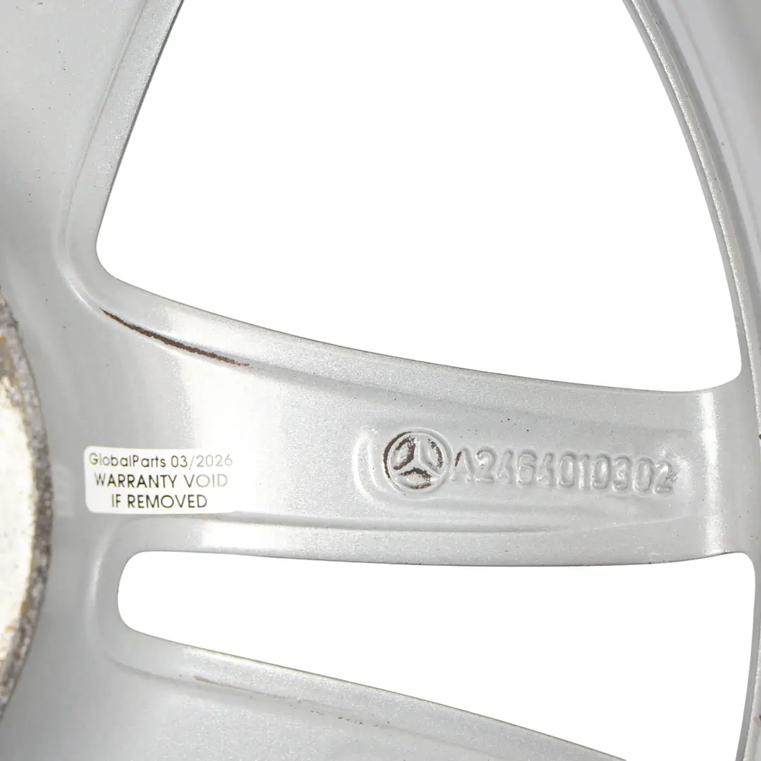 Llanta Aleación 17" 5 Radios Dobles ET:52.5 7.5J para Mercedes W176 con número de pieza A2464010302 Mercedes W176 Llanta Aleación 17" 5 Radios Dobles ET:52.5 7.5J - SKU A2464010302-1 - Número de pieza A2464010302