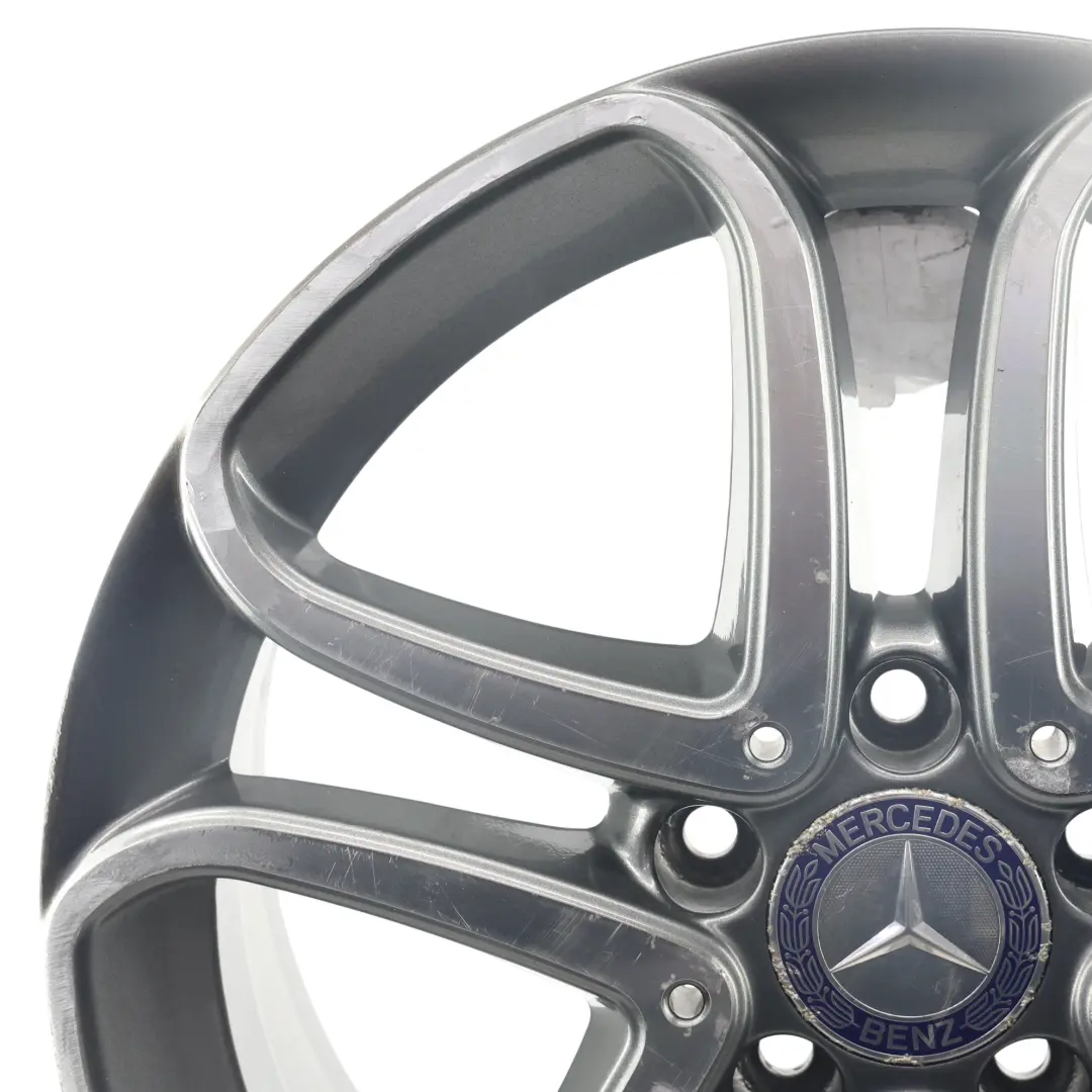 Llanta Aleación 17" 5 Radios Dobles ET:52.5 7.5J para Mercedes W176 con número de pieza A2464010302 Mercedes W176 Llanta Aleación 17" 5 Radios Dobles ET:52.5 7.5J - SKU A2464010302-1 - Número de pieza A2464010302