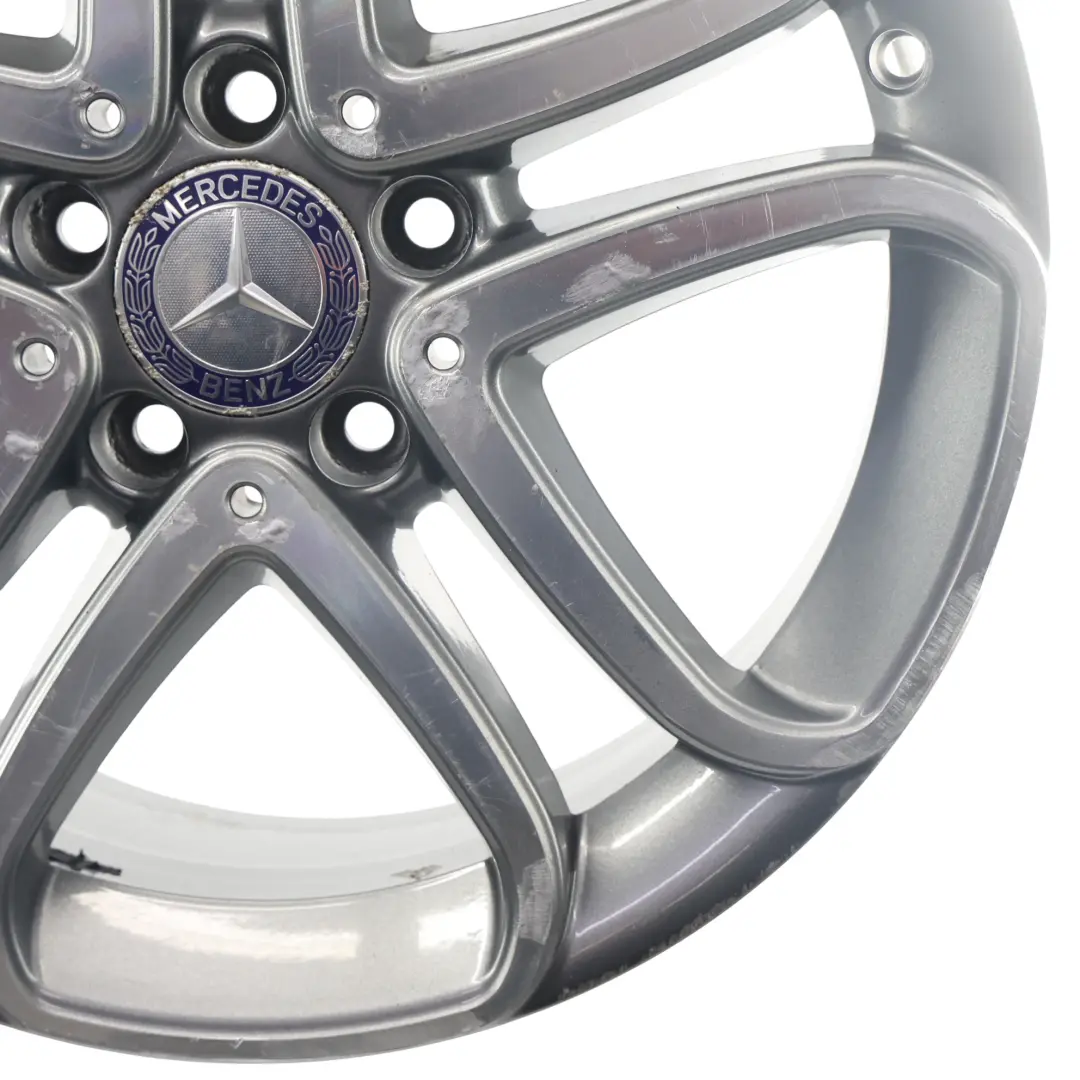 Mercedes W176 Llanta Aleación 17" 5 Radios Dobles ET:52.5 7.5J - SKU A2464010302-1 - Número de pieza A2464010302