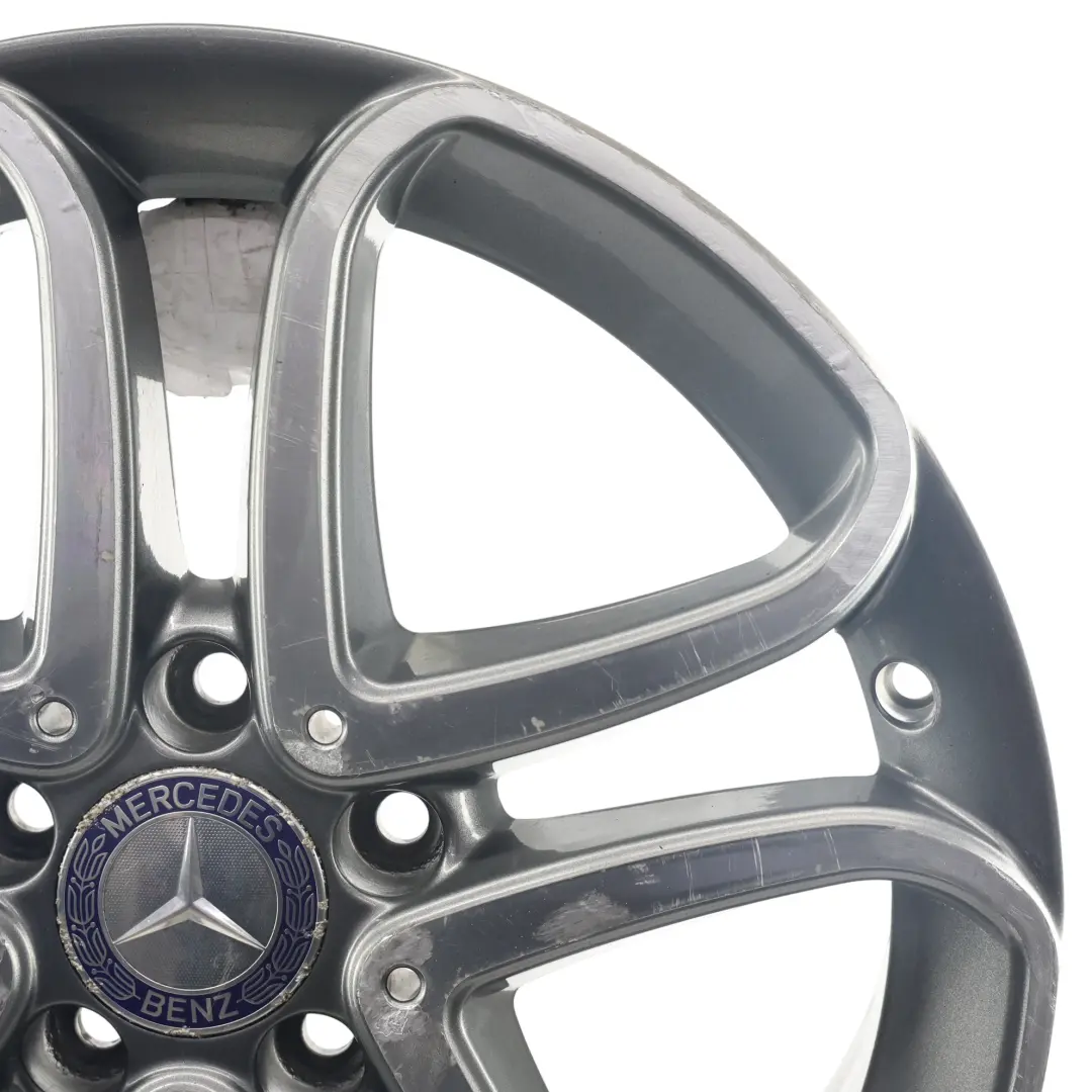 Mercedes W176 Llanta Aleación 17" 5 Radios Dobles ET:52.5 7.5J - SKU A2464010302-1 - Número de pieza A2464010302