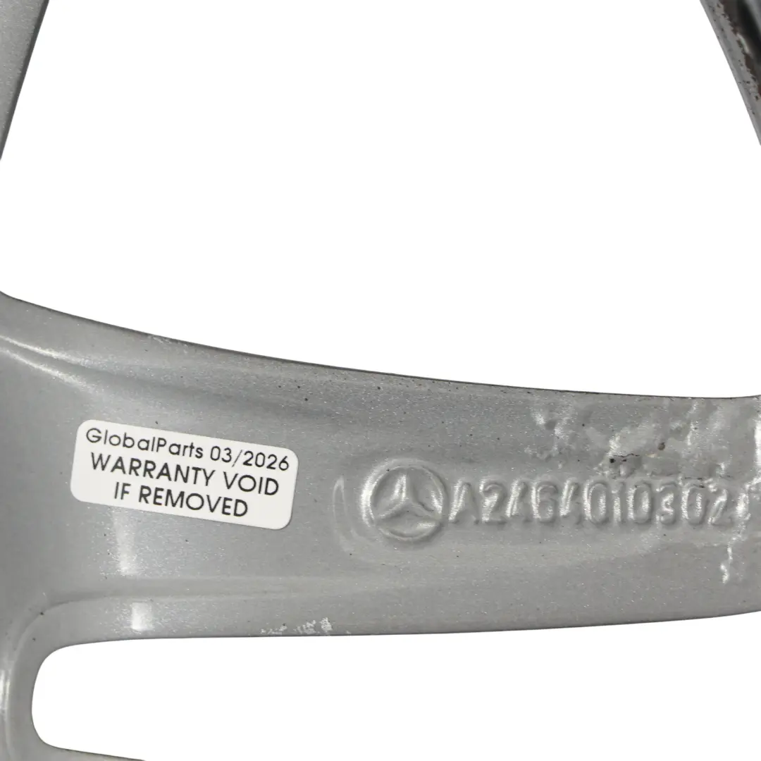 Mercedes W176 Llanta De Aleación 17" ET:52.5 7.5J 5 Radios Dobles - SKU A2464010302-2 - Número de pieza A2464010302