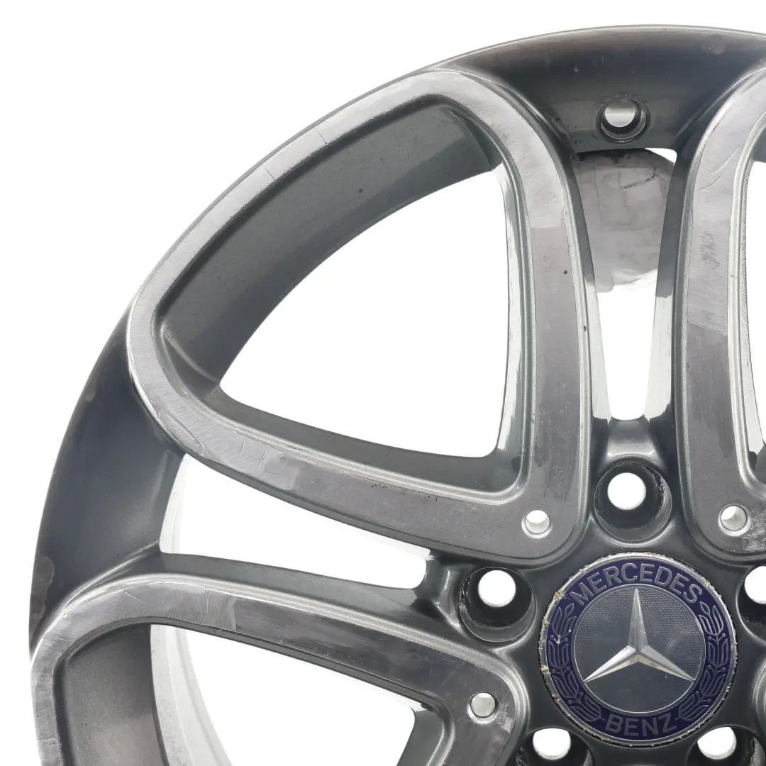 Llanta De Aleación 17" ET:52.5 7.5J 5 Radios Dobles para Mercedes W176 con número de pieza A2464010302 Mercedes W176 Llanta De Aleación 17" ET:52.5 7.5J 5 Radios Dobles - SKU A2464010302-2 - Número de pieza A2464010302