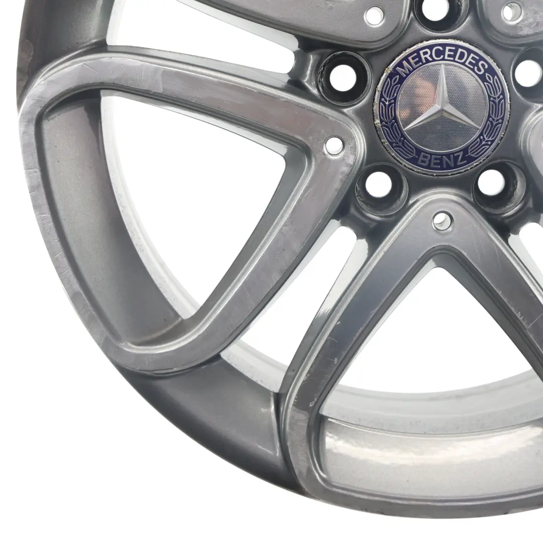 Llanta De Aleación 17" ET:52.5 7.5J 5 Radios Dobles para Mercedes W176 con número de pieza A2464010302 Mercedes W176 Llanta De Aleación 17" ET:52.5 7.5J 5 Radios Dobles - SKU A2464010302-2 - Número de pieza A2464010302