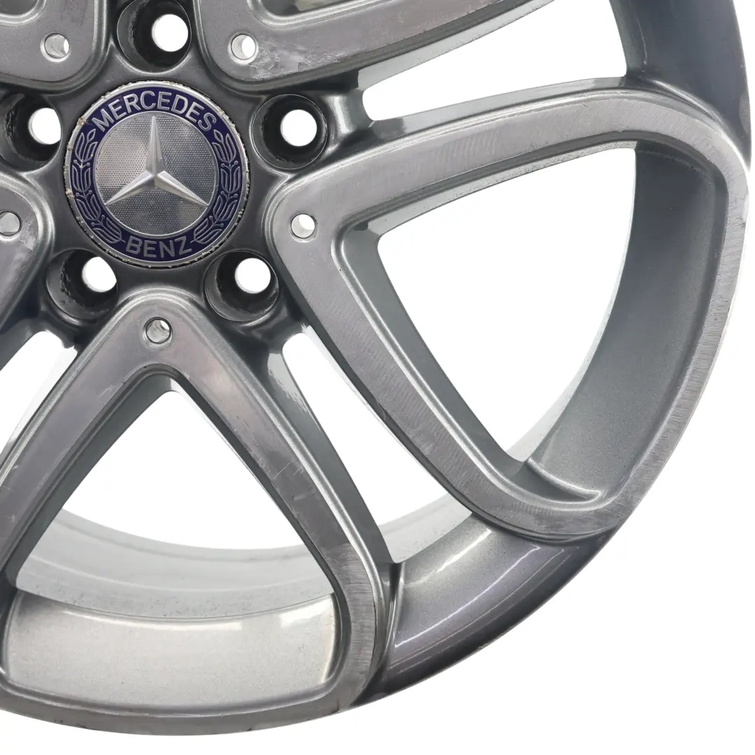 Alloy Rim 17" 5 Double Spoke ET:52.5 7.5J to Mercedes W176 Wheel with Part number A2464010302 Mercedes W176 Wheel Alloy Rim 17" 5 Double Spoke ET:52.5 7.5J - SKU A2464010302-2 - Part number A2464010302