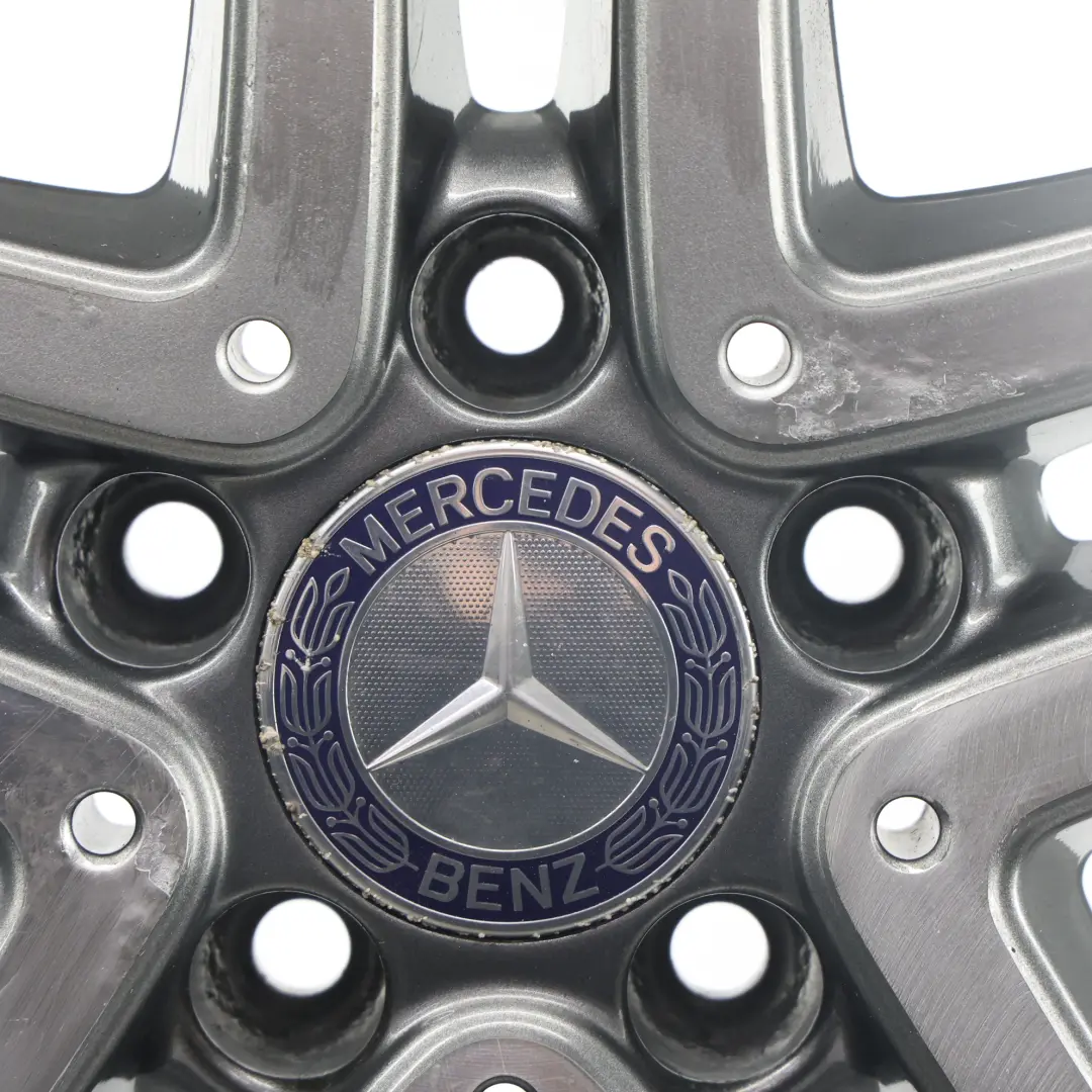 Mercedes W176 Llanta De Aleación 17" ET:52.5 7.5J 5 Radios Dobles - SKU A2464010302-2 - Número de pieza A2464010302