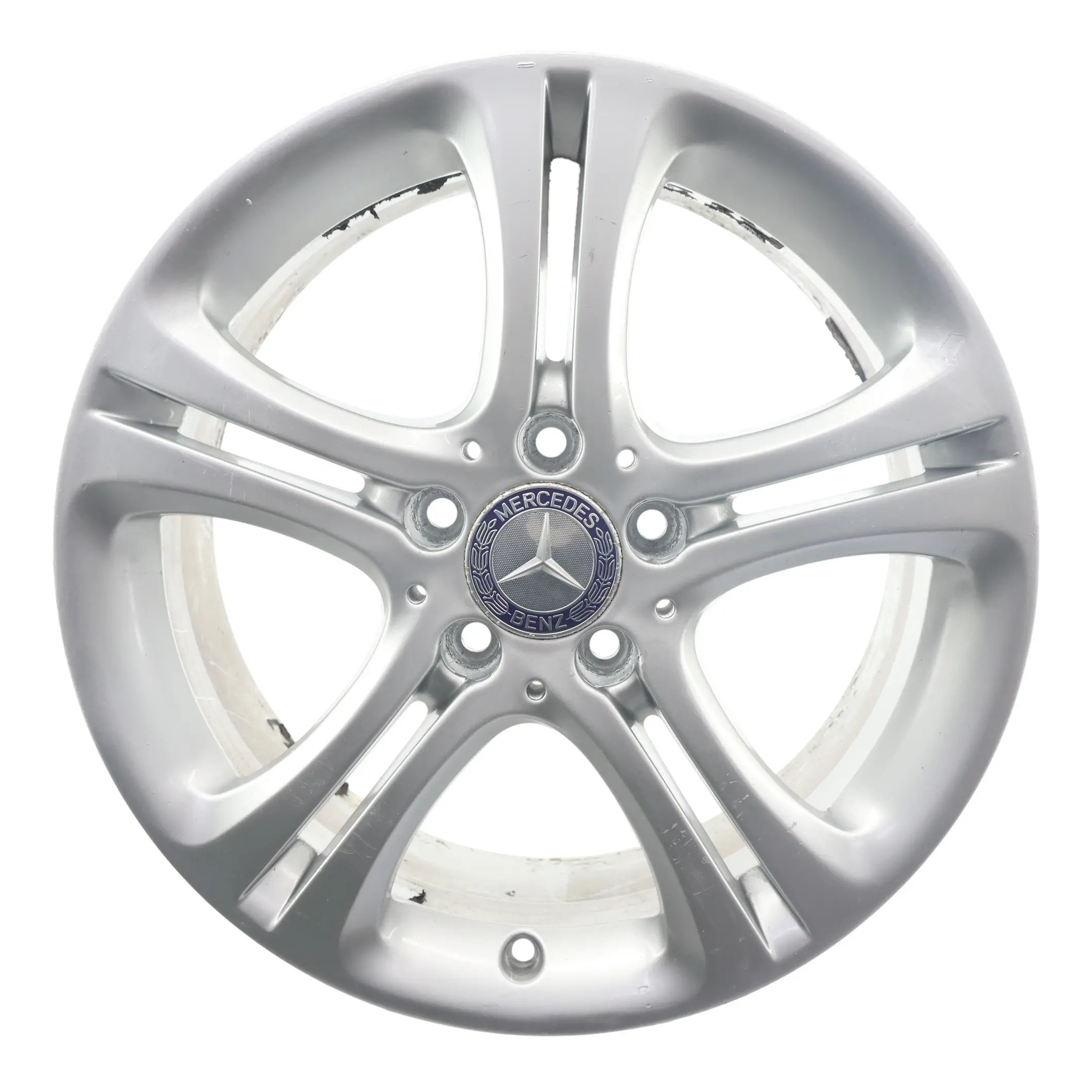 Mercedes W176 W246 Silberne Leichtmetallfelge 17" 7.5J ET:52.5 A2464011002
