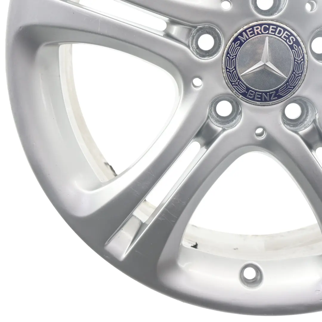 Mercedes W176 W246 Silberne Leichtmetallfelge 17" 7.5J ET:52.5 - SKU A2464011002-1 - Teilenummer A2464011002